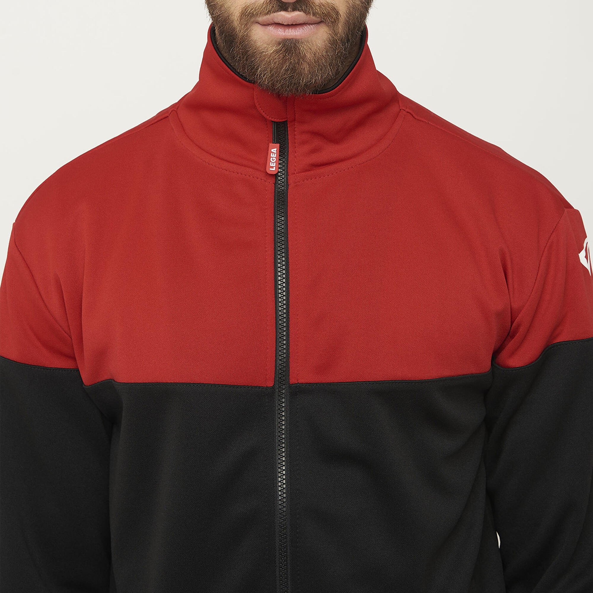 Homme Running Veste Ontario Senior 100% Polyester Noir-Bordeaux 3/7