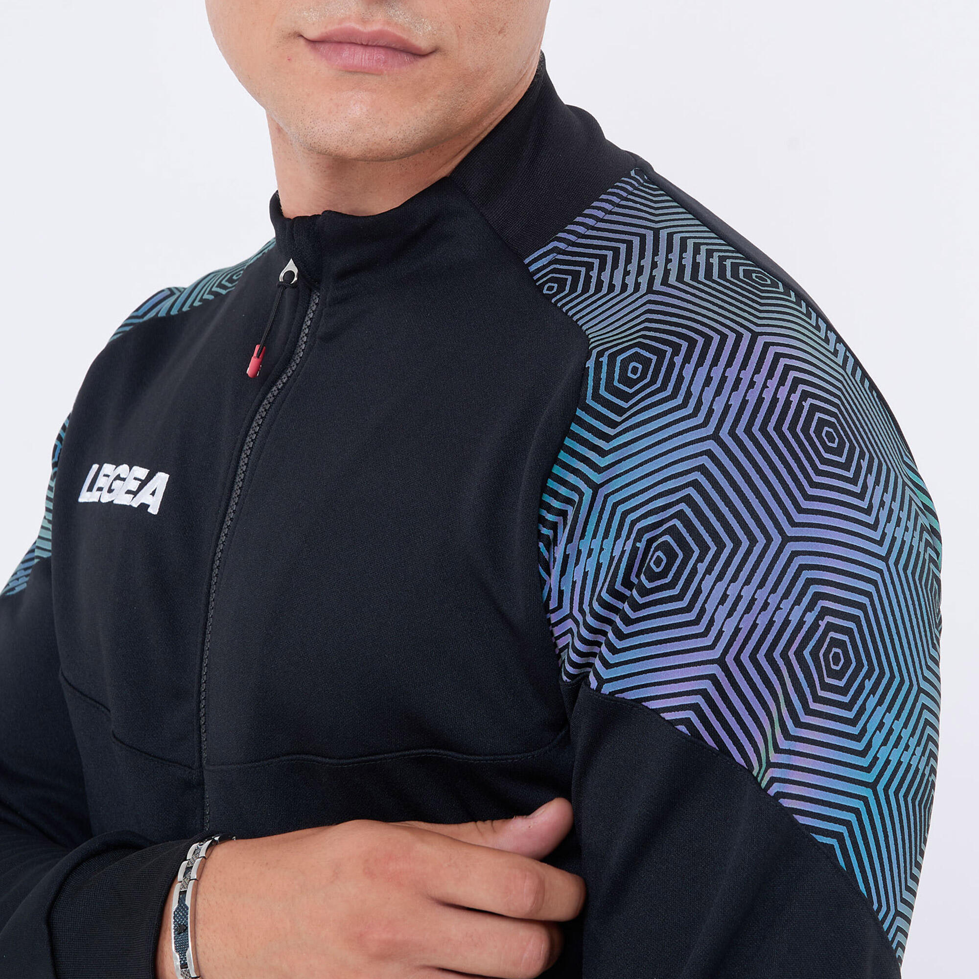 Femme Course Veste Légère Respirante Noir-Vert Tiffany 3/5