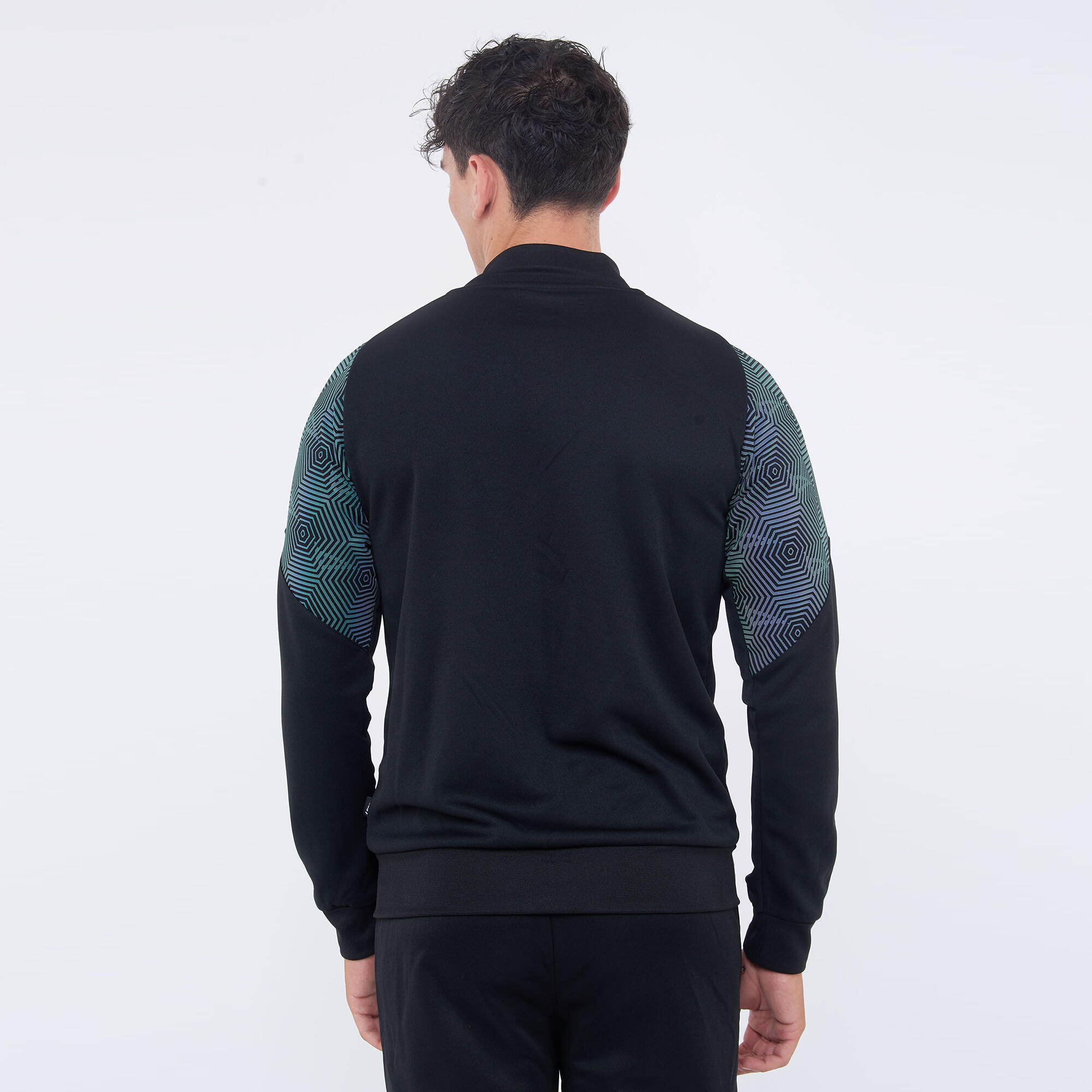 Femme Course Veste Légère Respirante Noir-Vert Tiffany 2/5