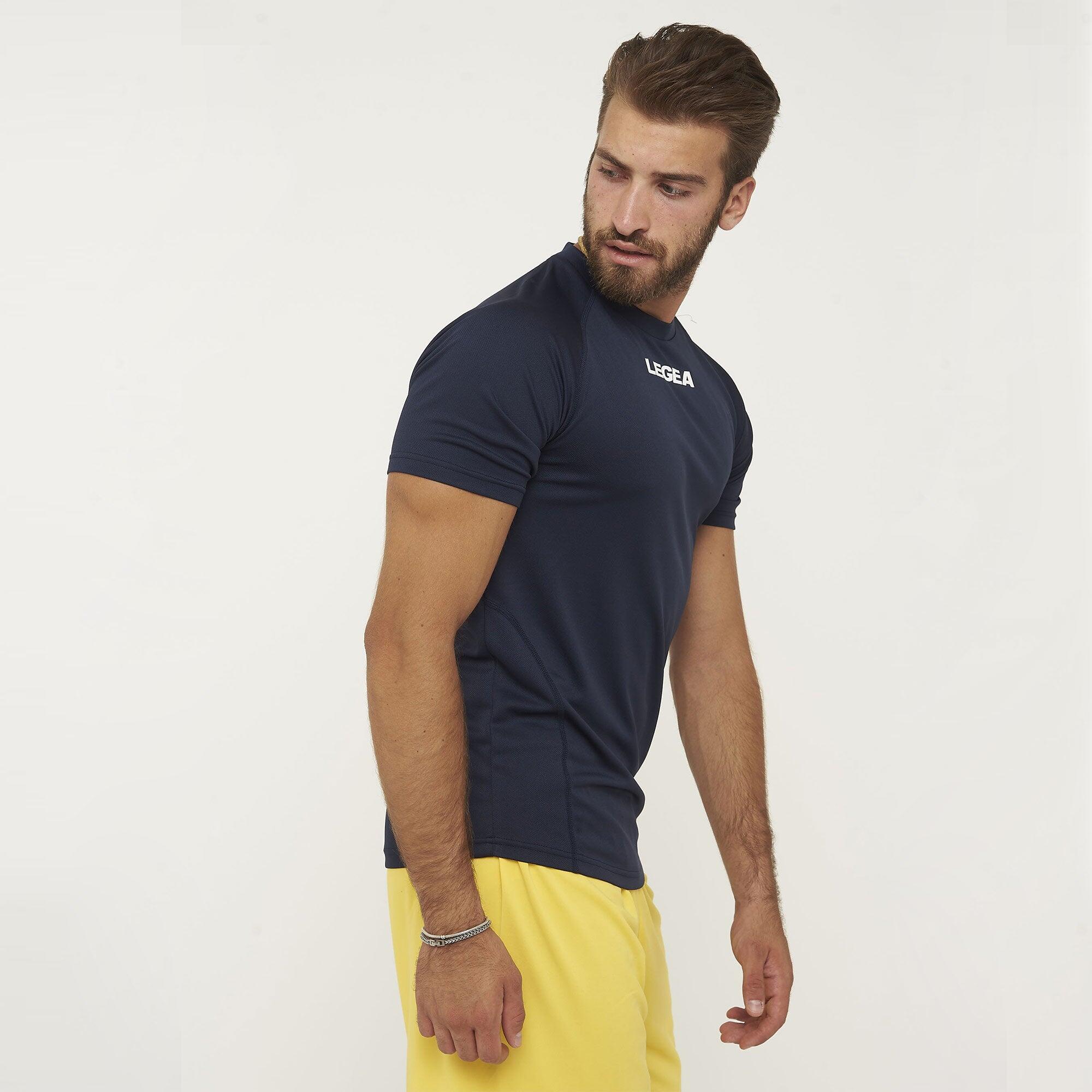Camisa Multiesportiva De Treinamento Lipsia Azul 3/7