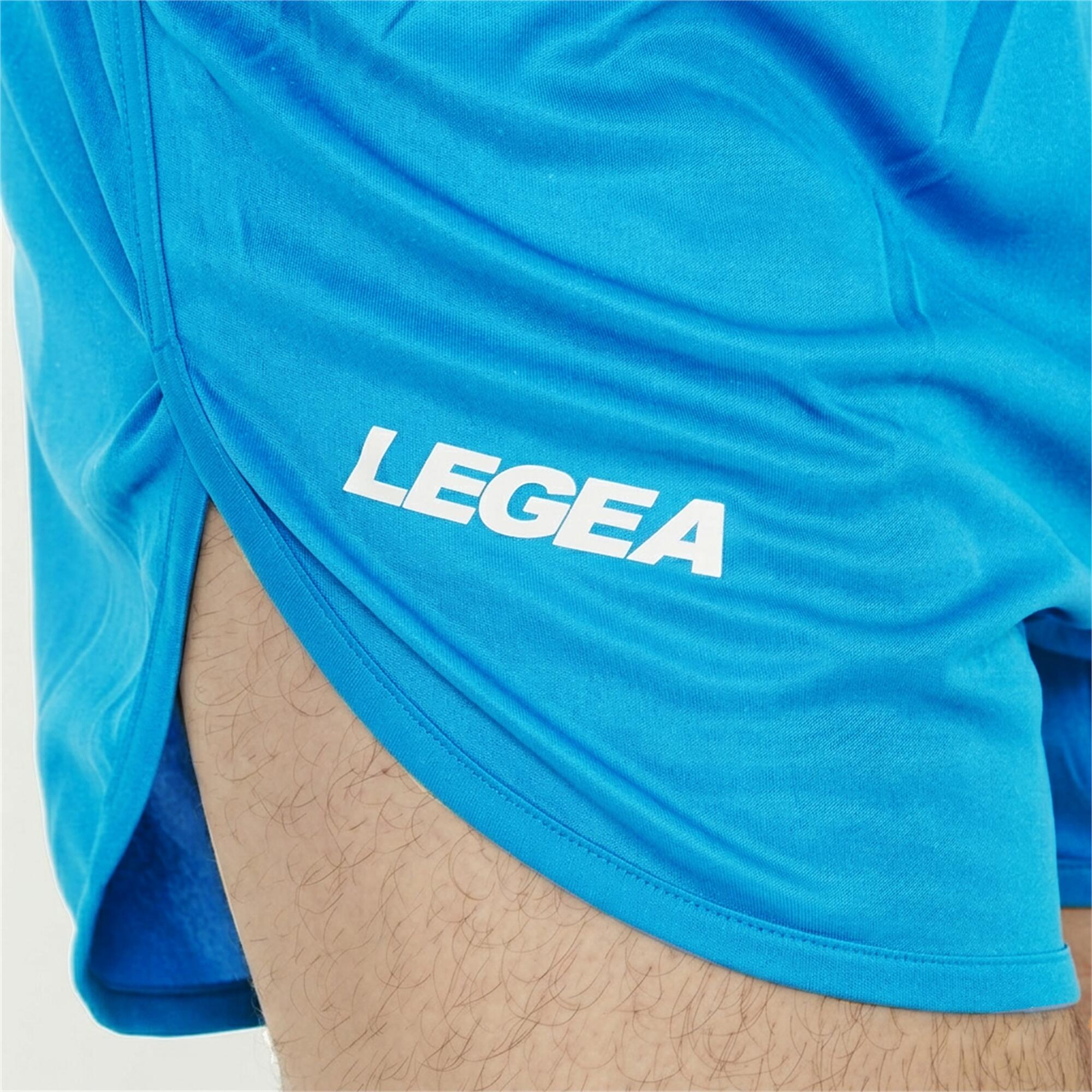 Shorts de course en polyester 100 % bleu fluo 3/5