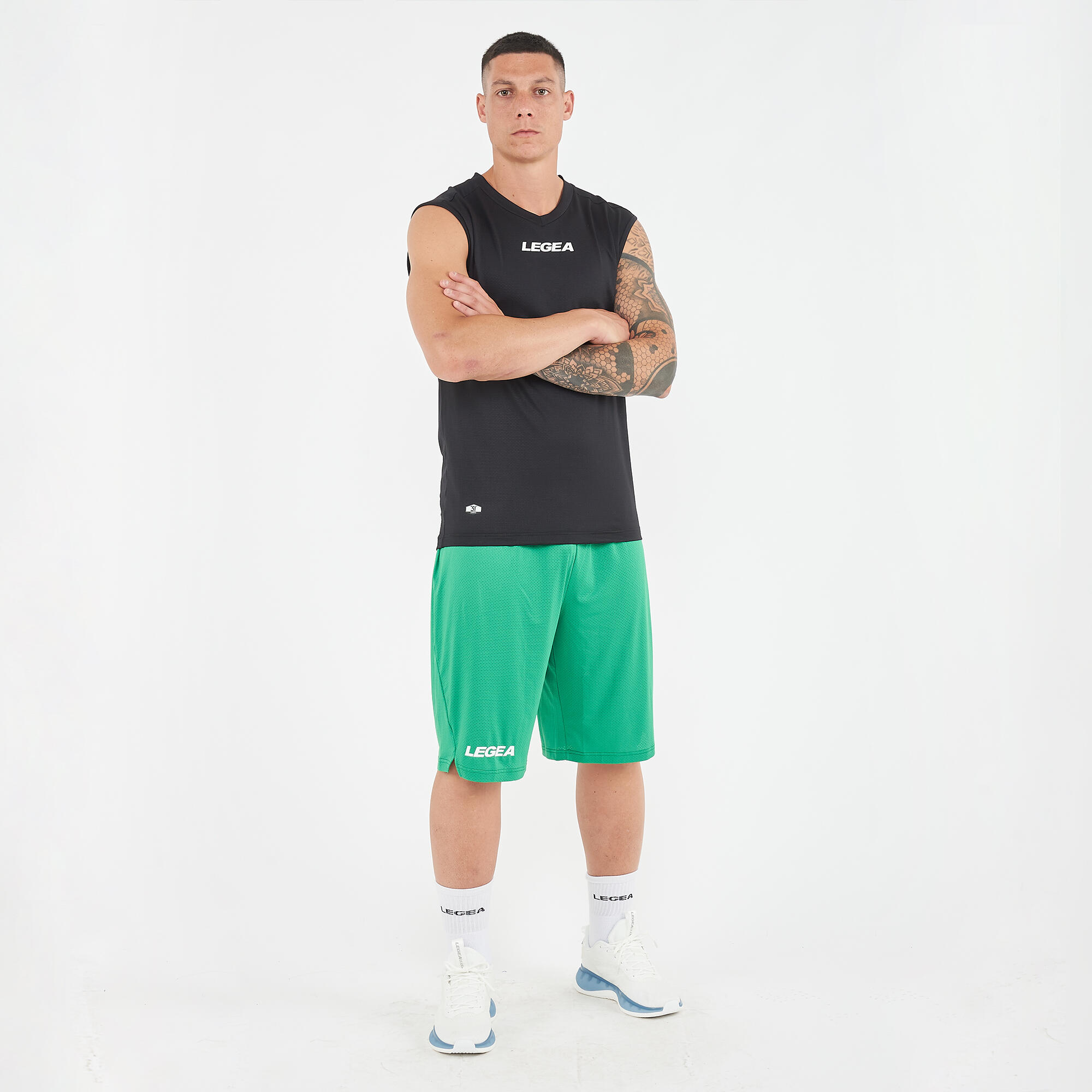Shorts de course Cleveland respirants vert 5/6