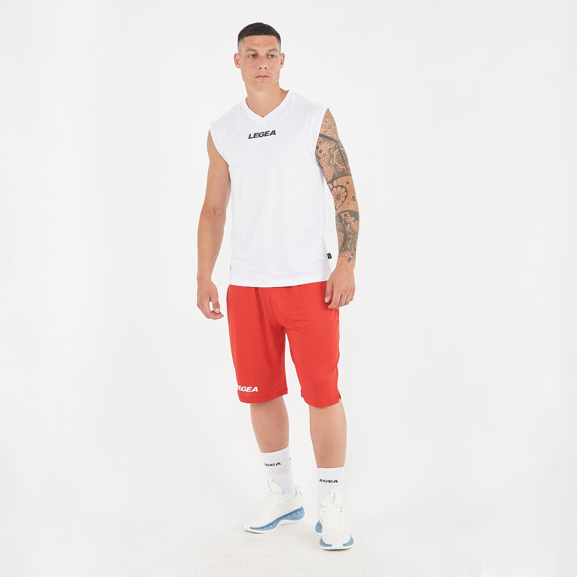 Atmungsaktive Cleveland Laufshorts rot 5/6