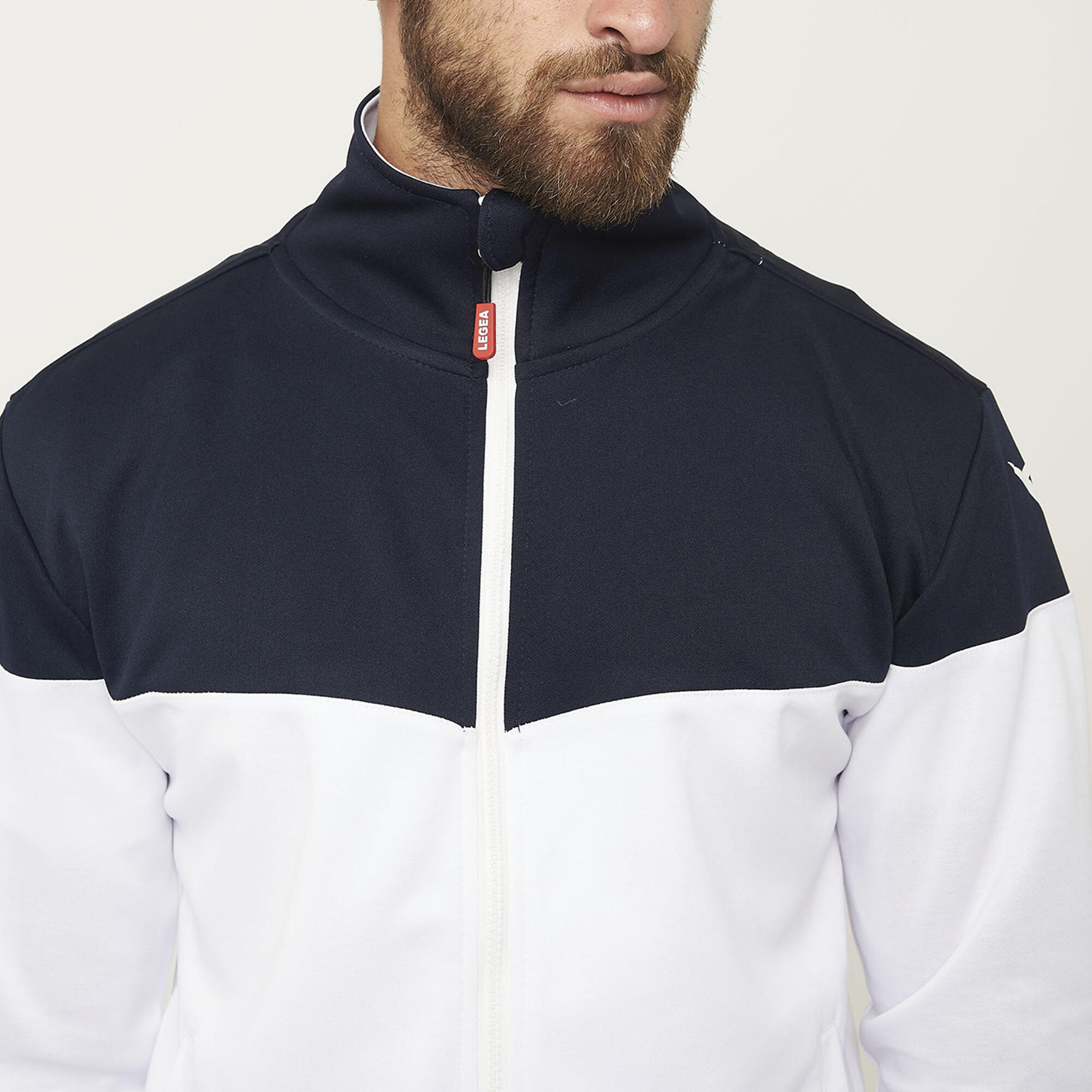 Veste Ontario Senior Running Activités Outdoor Blanc-Bleu 3/7