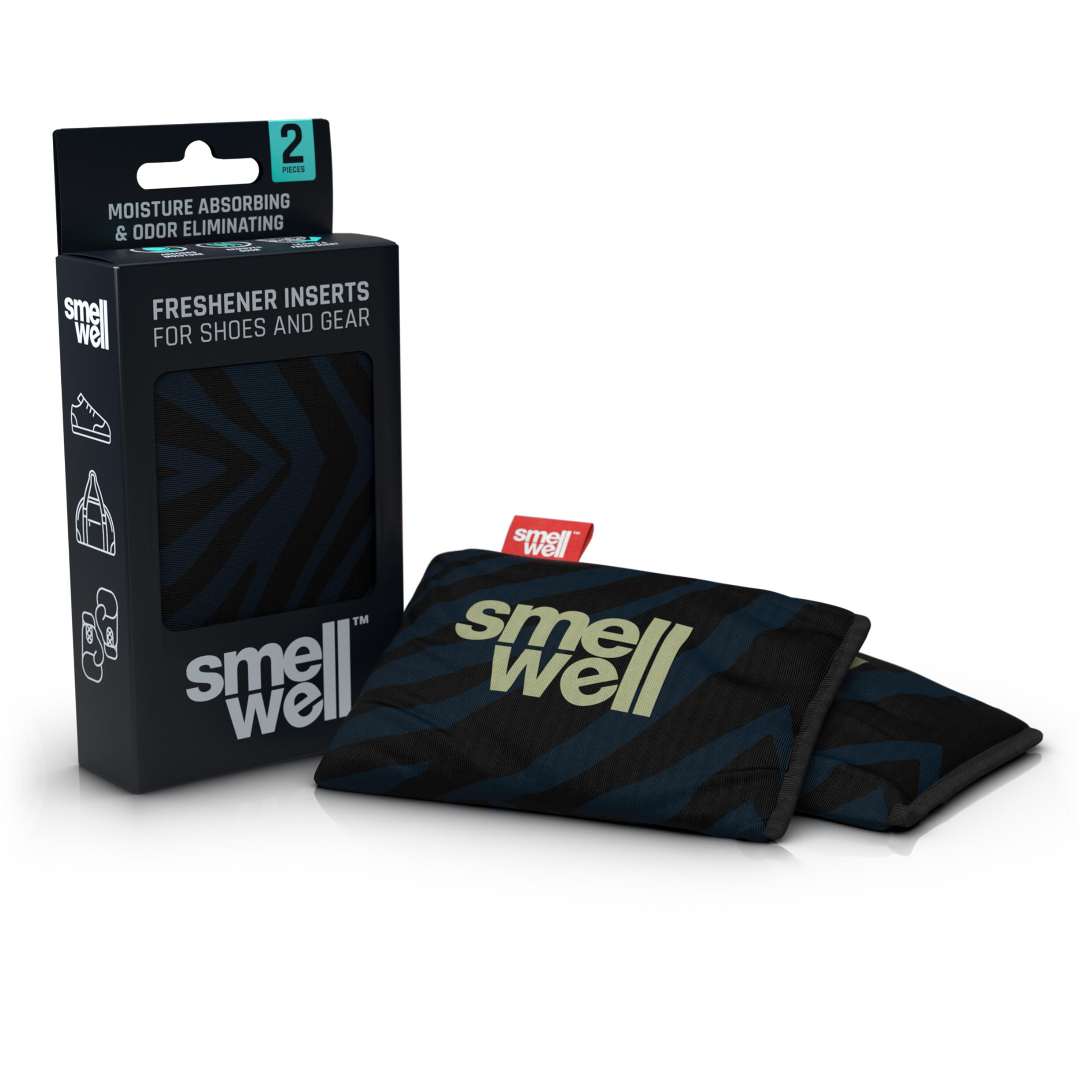 SmellWell active Black Zebra - Inserts désodorisants naturels (lot de 2) 3/7