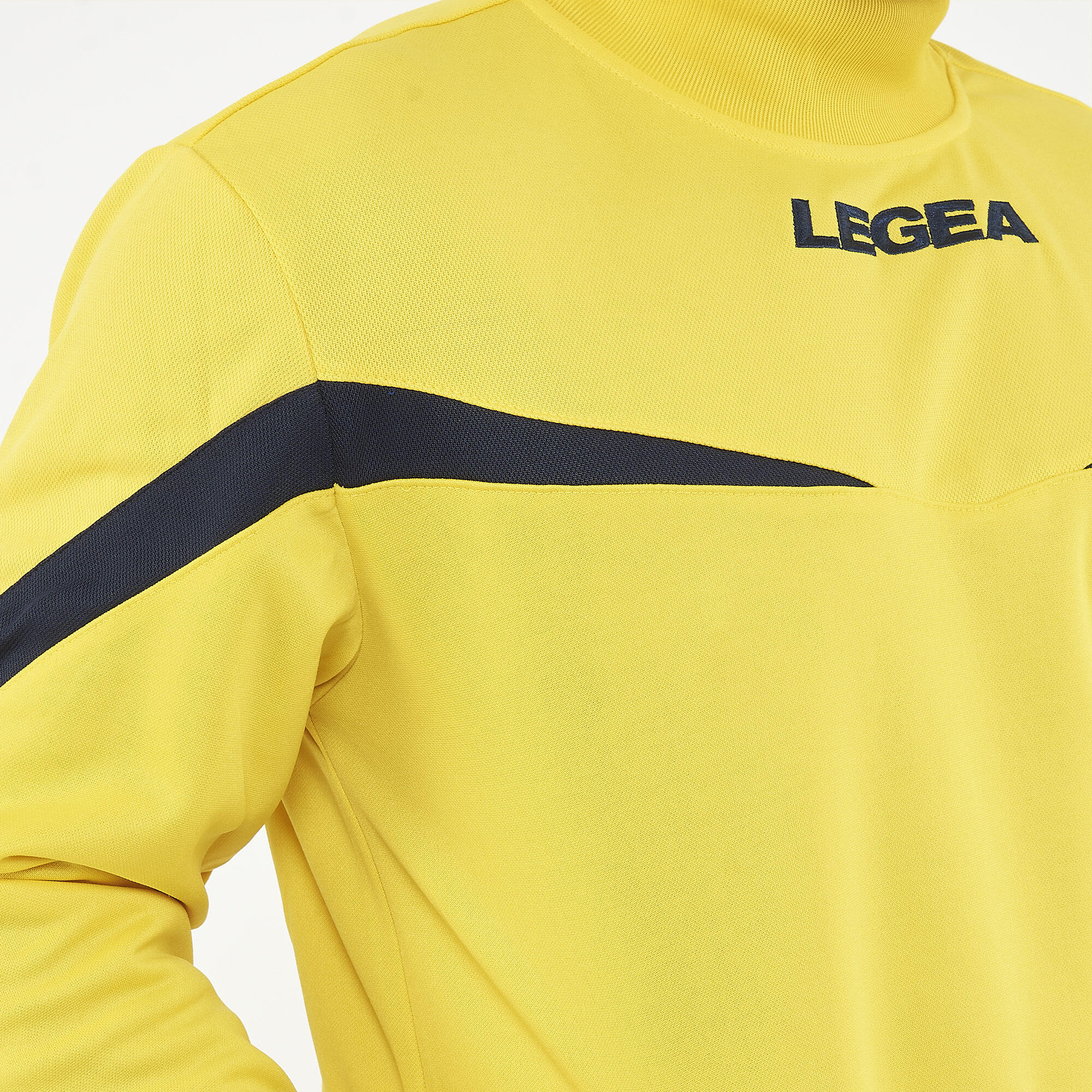Veste de running Calcutta 100% polyester jaune-bleu 5/7