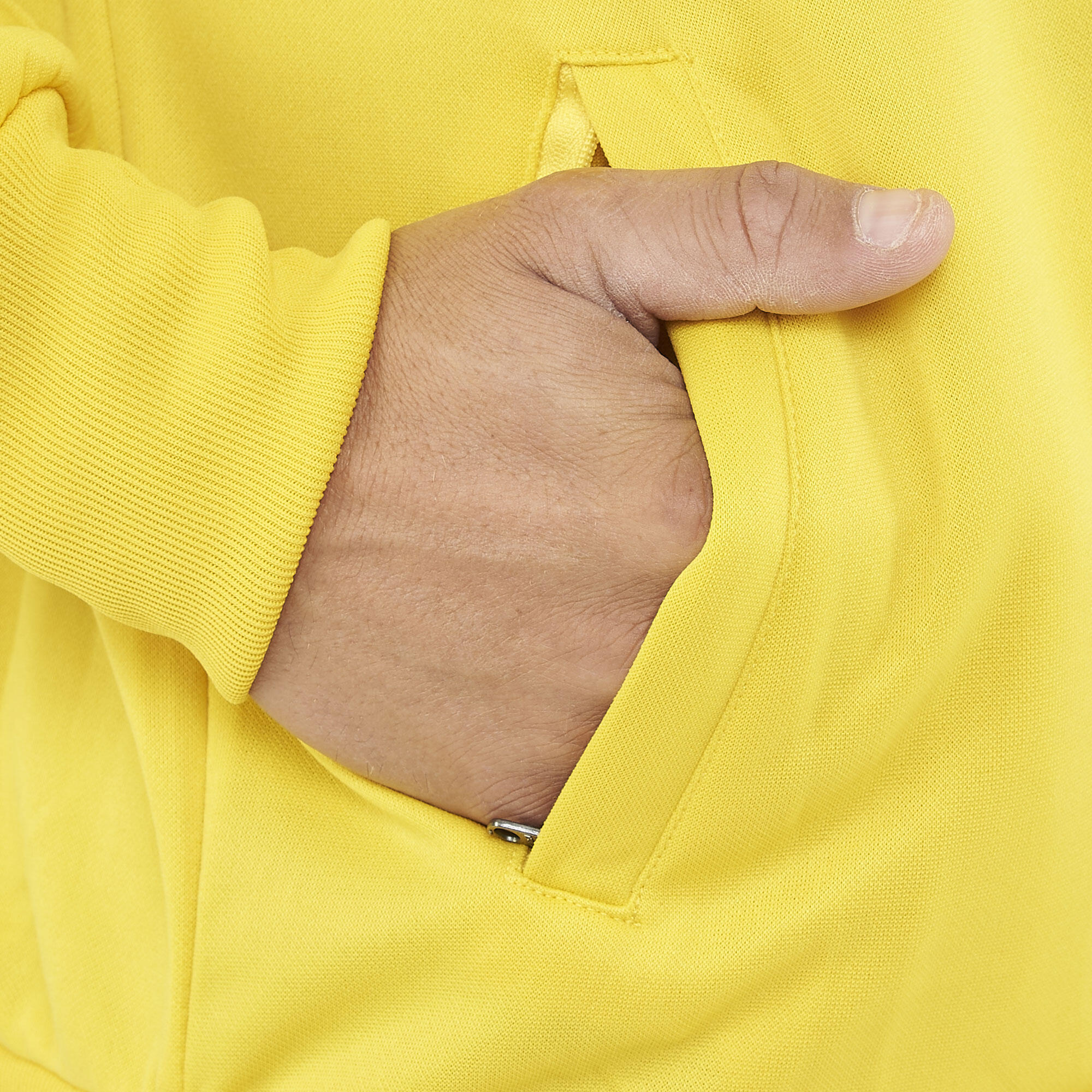 Veste de running Calcutta 100% polyester jaune-bleu 4/7