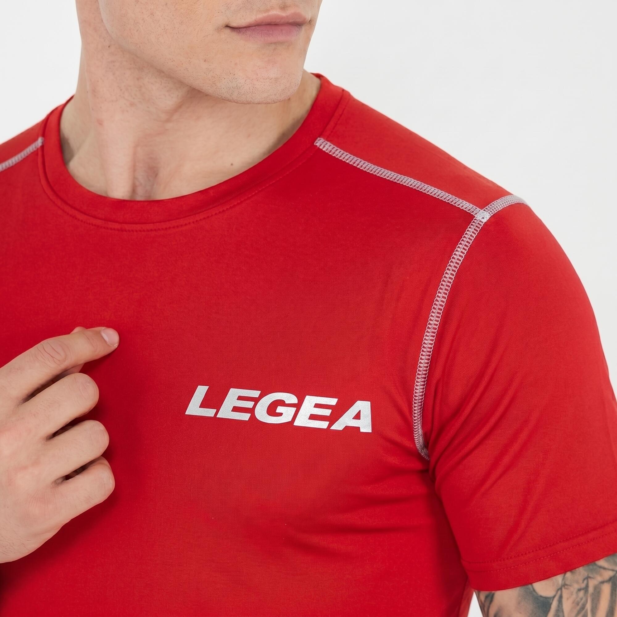 Homme Course T-shirt à Manches Longues Body 2 Caractéristiques Clés Rouge 3/5