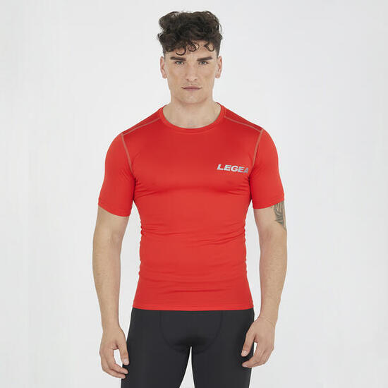 Homme Course T-shirt à Manches Longues Body 2 Caractéristiques Clés Rouge