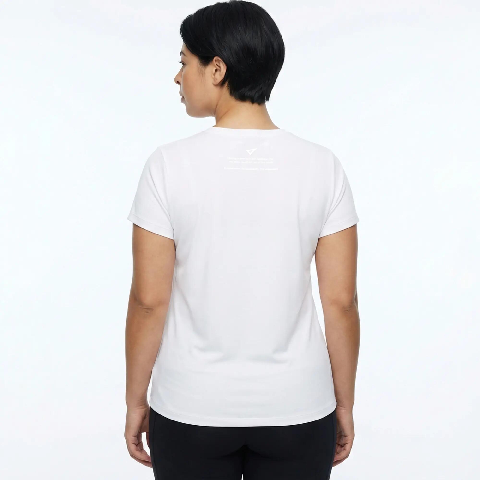 Women's Gymnastics T-Shirt Europe White 2/5