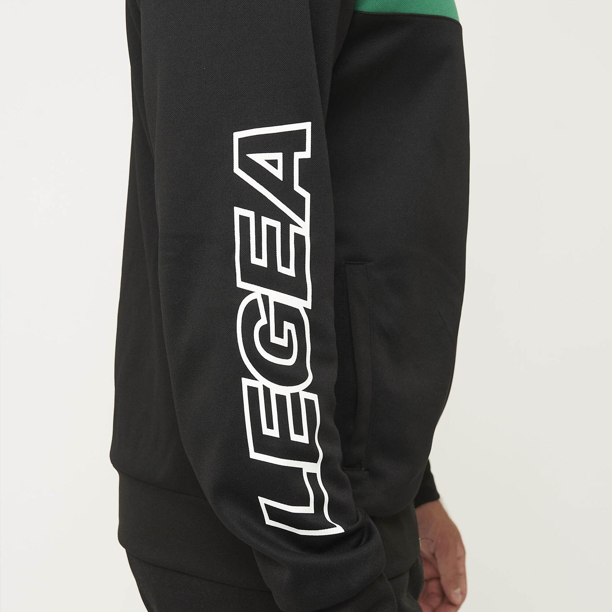 Ontario Senior Laufjacke Outdoor Schwarz-Dunkelgrün 5/7