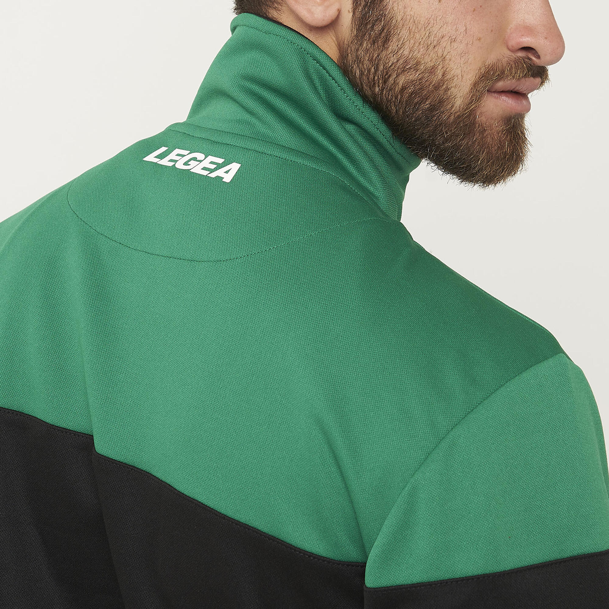 Ontario Senior Laufjacke Outdoor Schwarz-Dunkelgrün 4/7