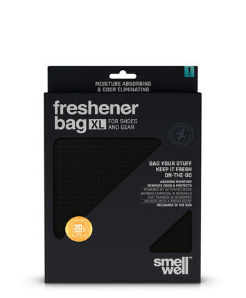 SmellWell Freshener Bag XL Solid Black Sac désodorisant 20L (39x50 cm)