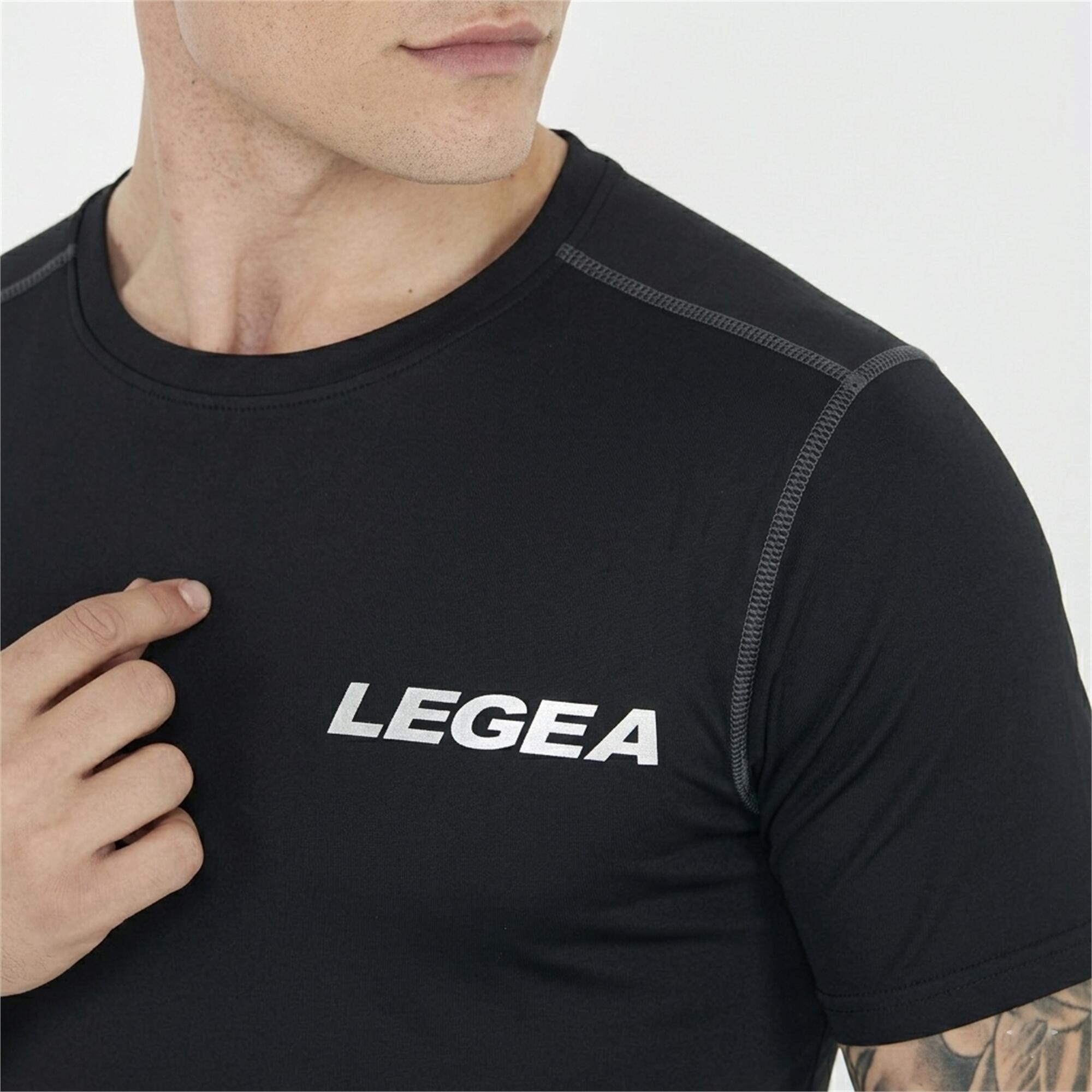 Homme Course T-shirt à Manches Longues Body 2 Noir 3/5