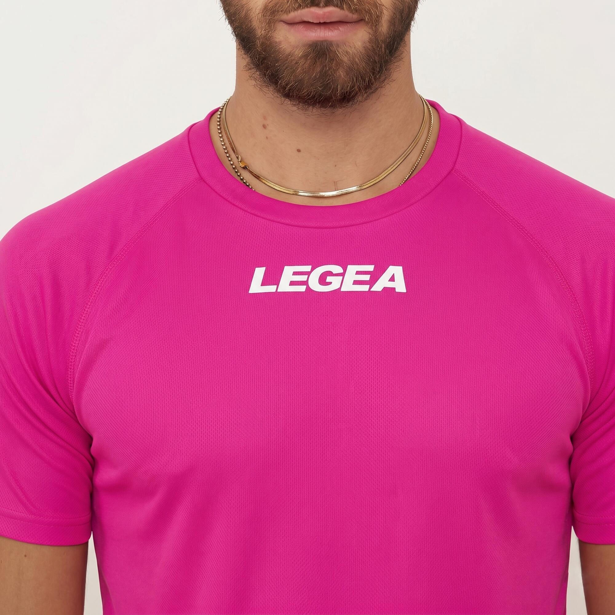 Camisa Multiesportiva De Treino Lipsia Roxa 3/5
