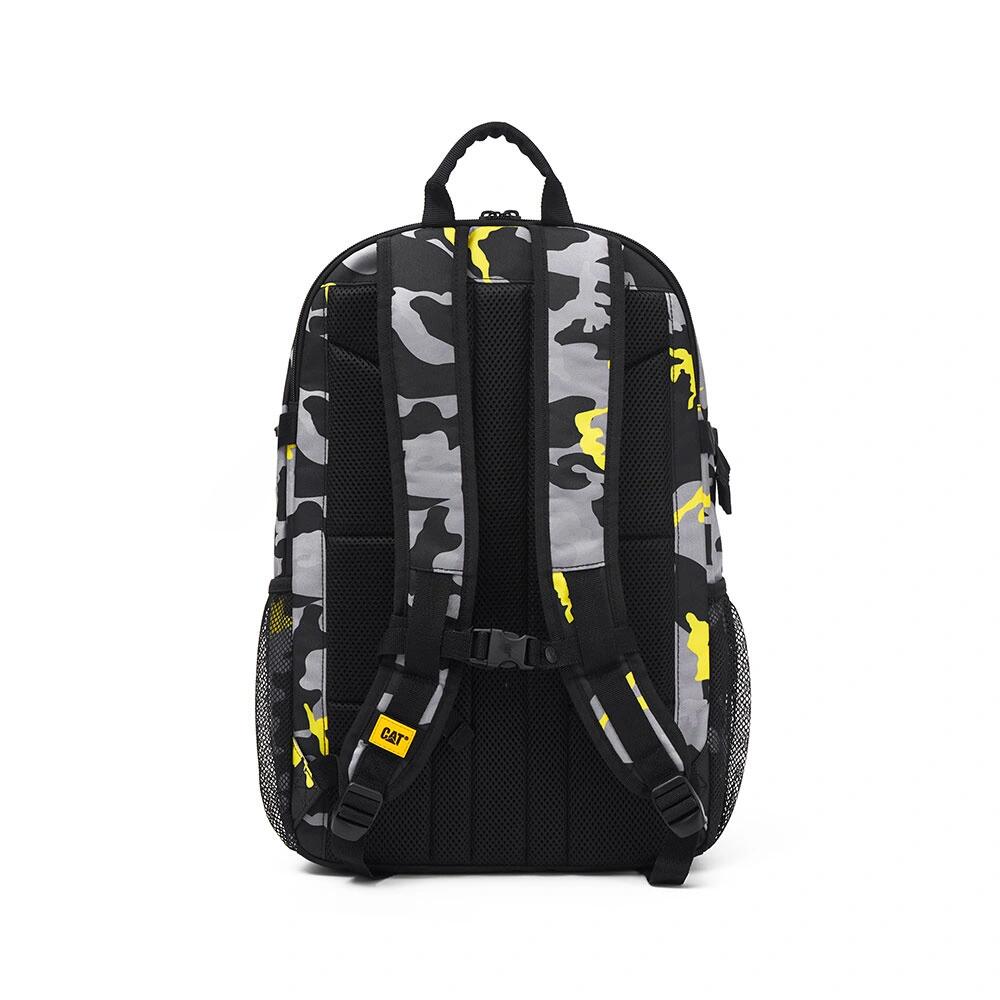 CATERPILLAR CAT Barry Backpack Extended 84055 –  AOP Camo Black/Grey/Yellow 634 4/4