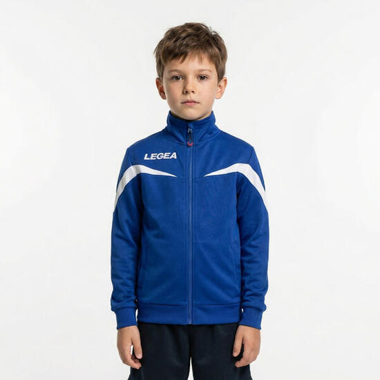 Heren Hardloopjack Salvador Blauw-Wit