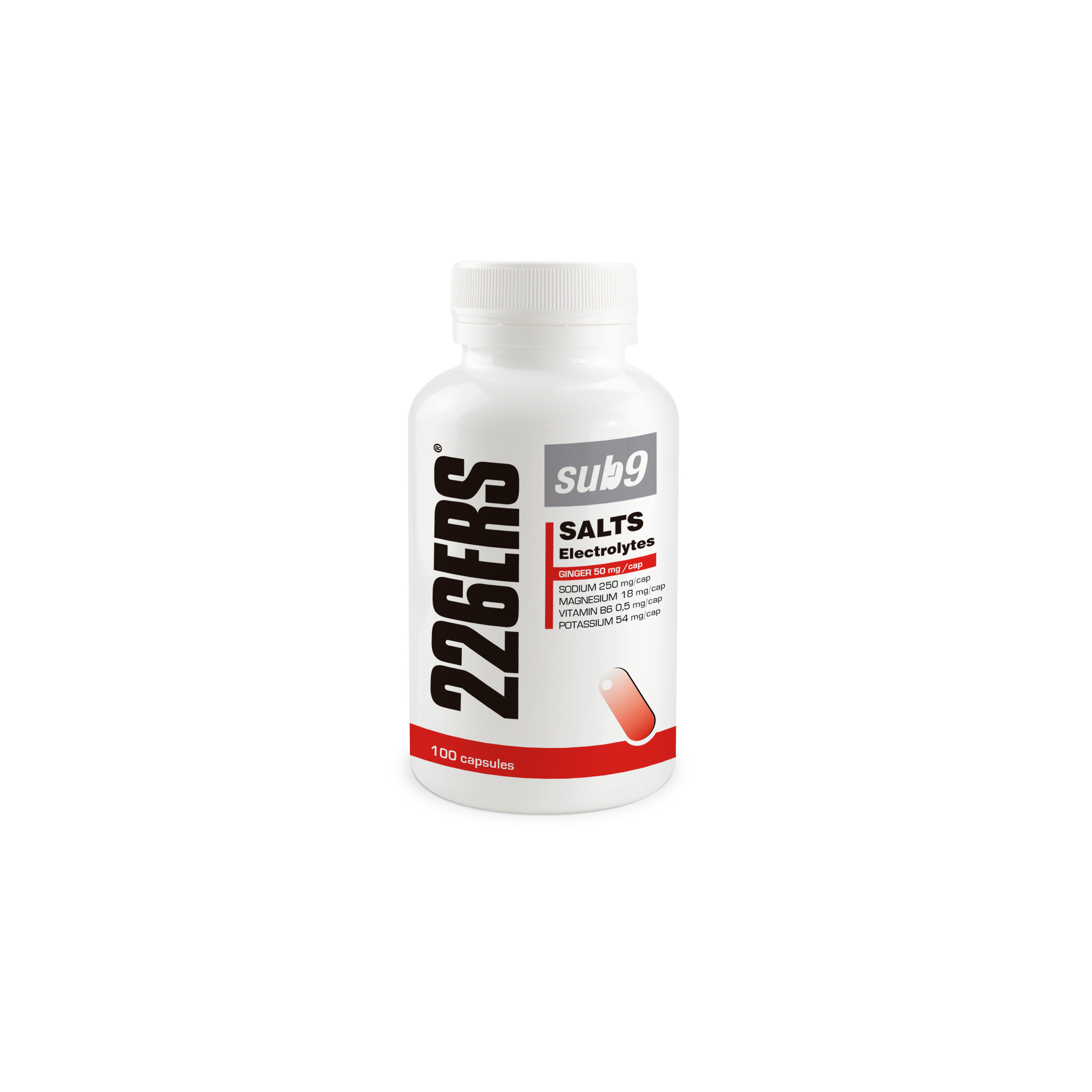 Capsule sare - sub9 salts electrolytes - 100 capsule