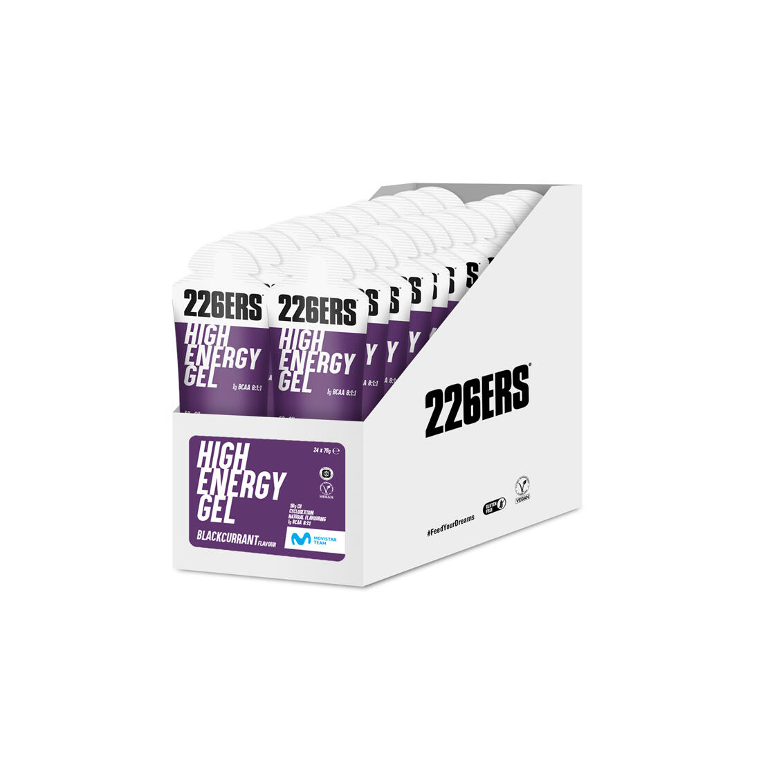 GEL HIGH ENERGY 76G - BCAA'S (x24 GELS) 2/7