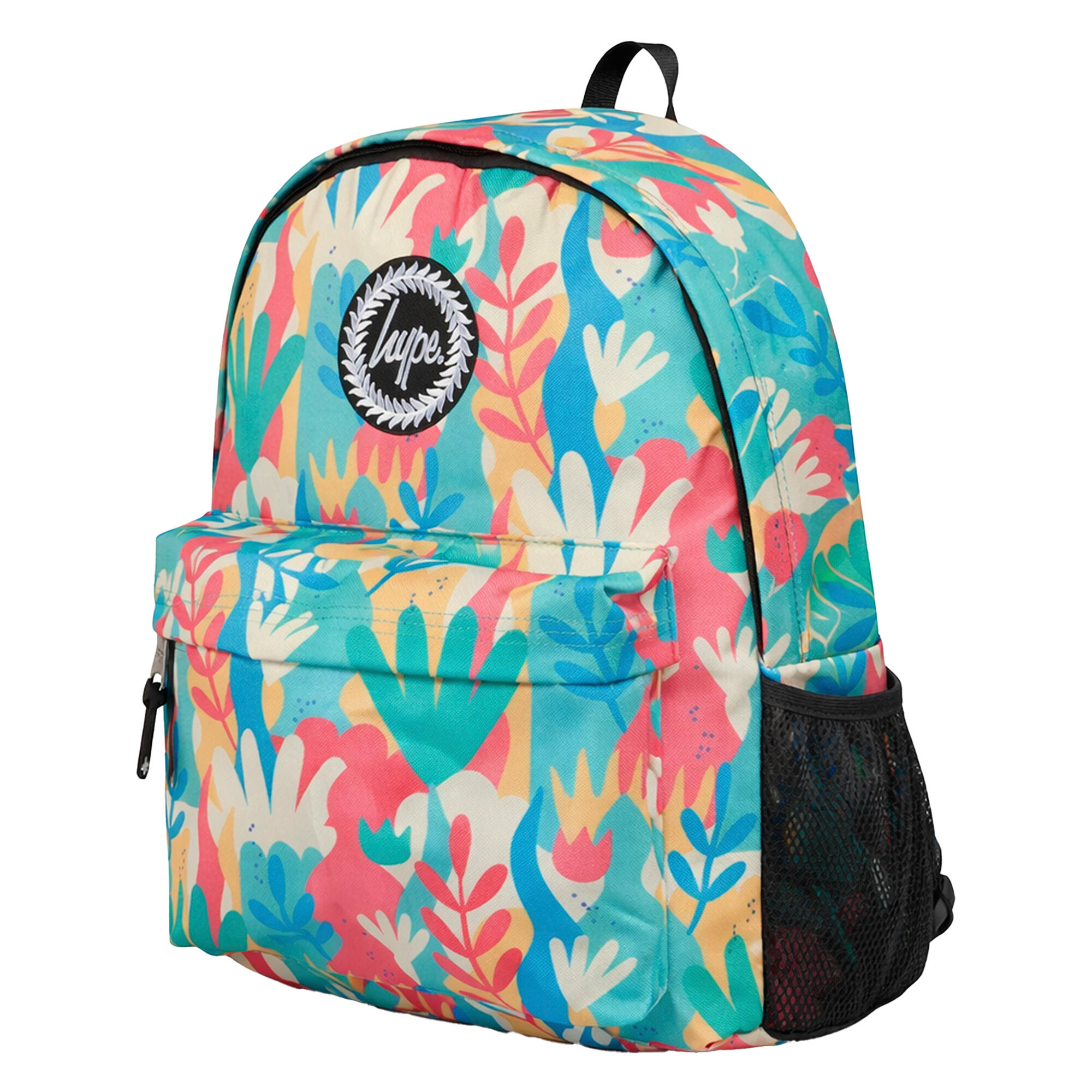 Hype - Sac à Dos Unisexe Floral Pastel, Bretelles Rembourrées 3/4