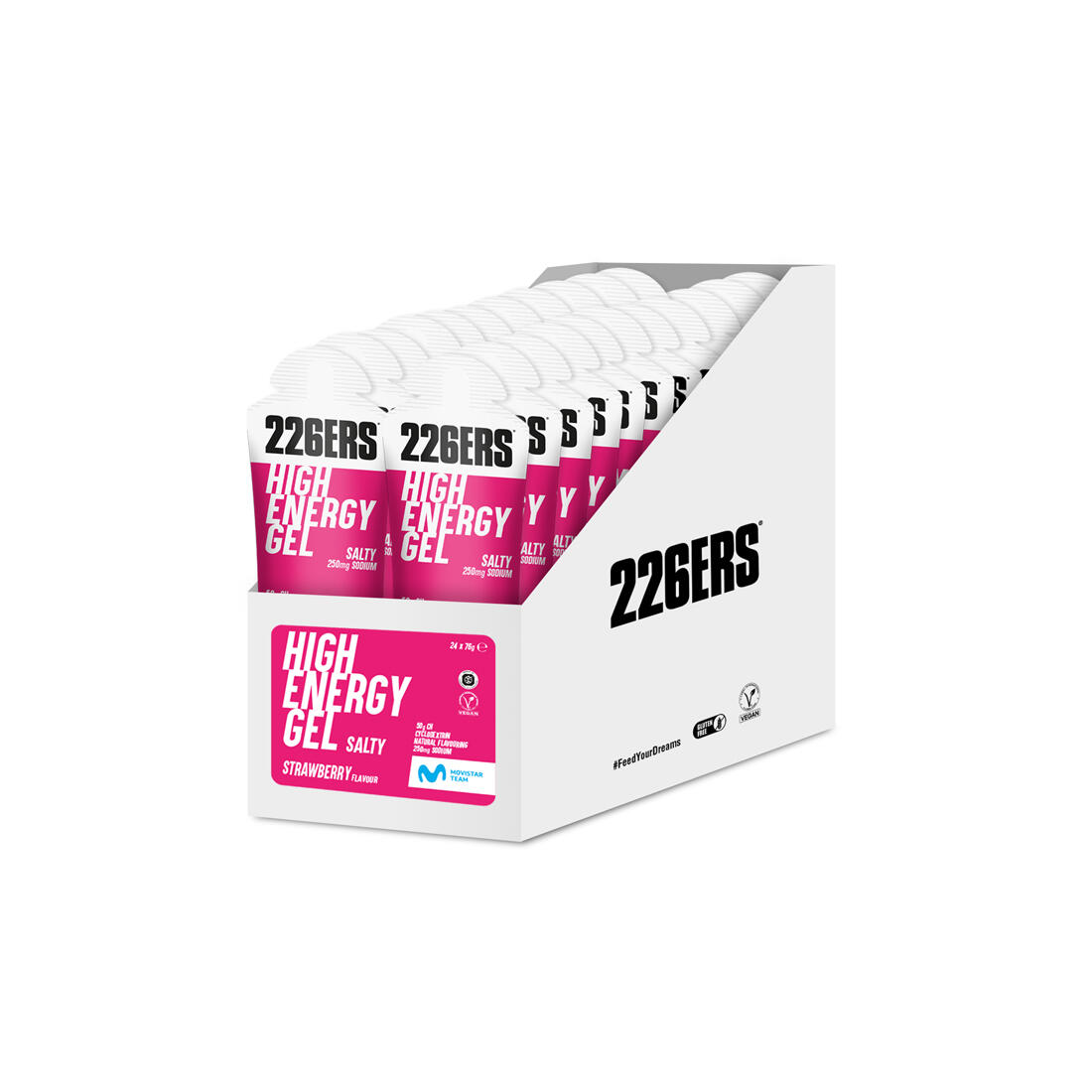 GEL HIGH ENERGY 76G - SALTY (x24 GELS) 2/7
