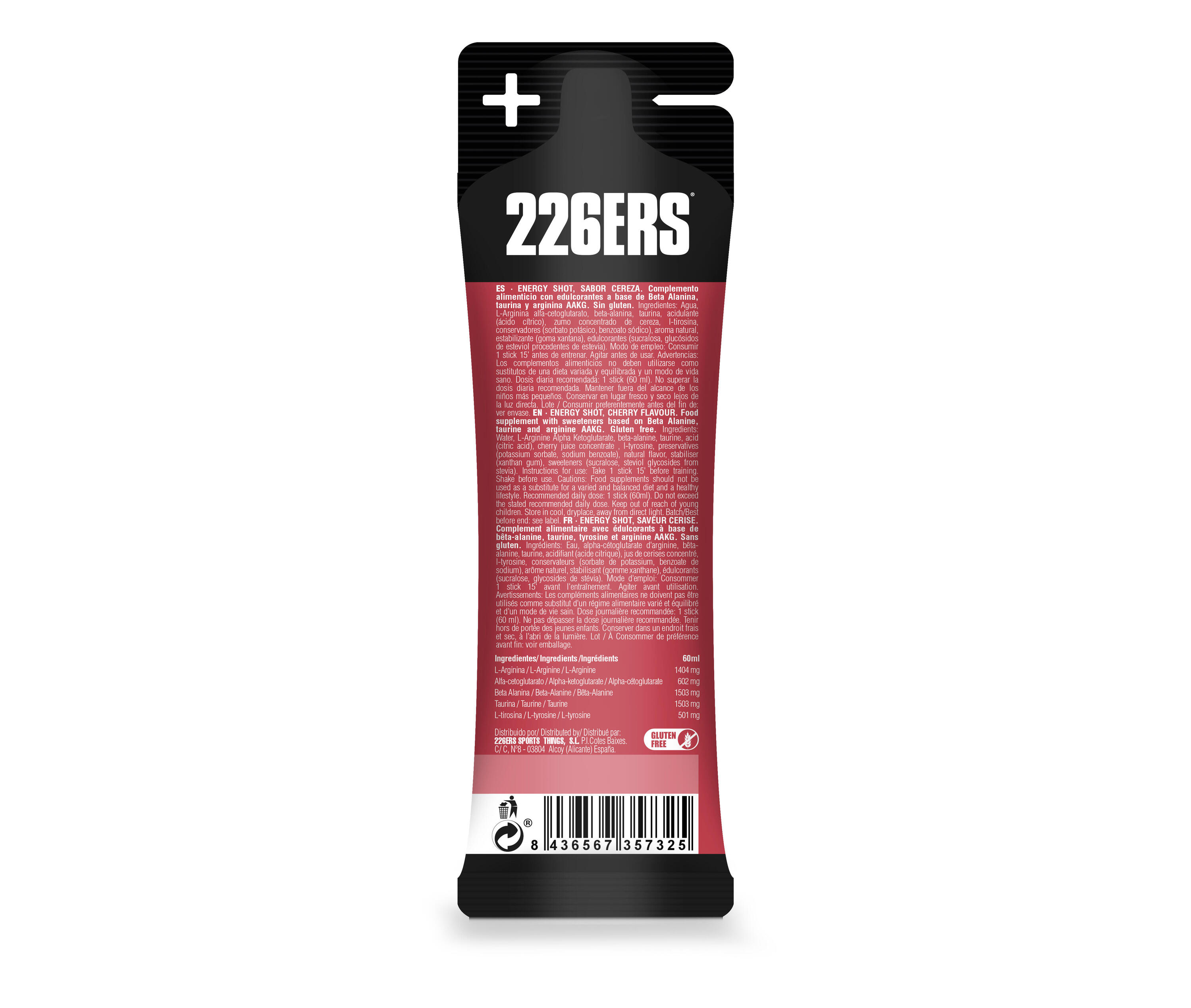 Shot energetyczny 226ERS Energy Shot Zero 60 2/6