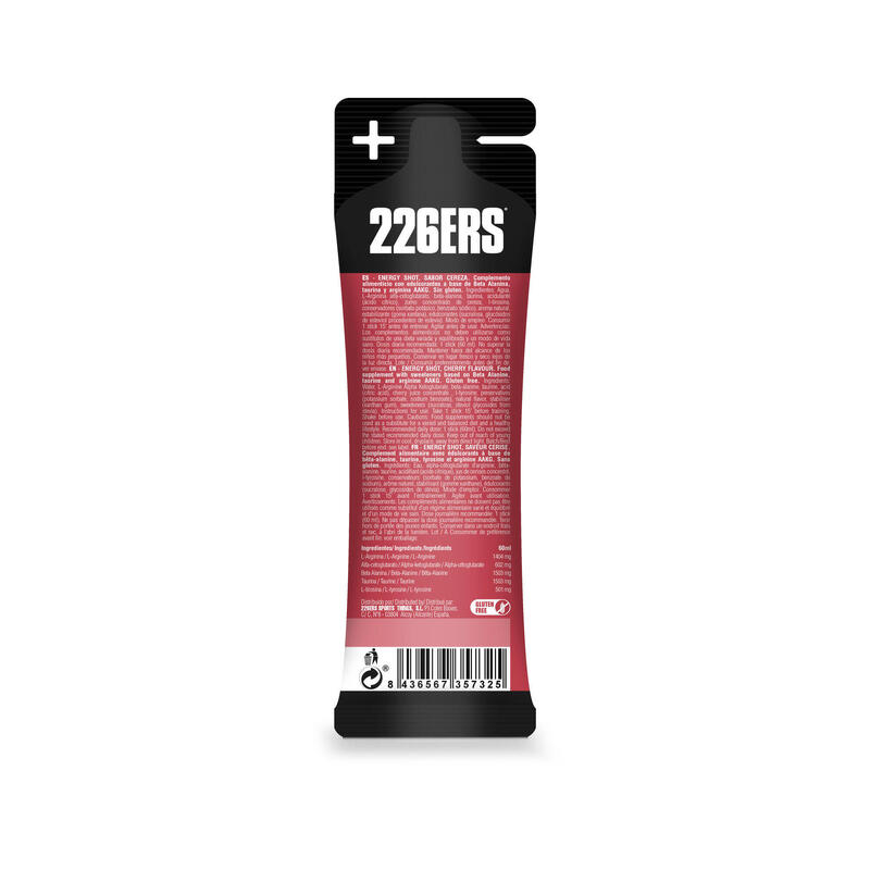 Shot energie - Energy Shot Stick - no caff - cherry zero - 60ml