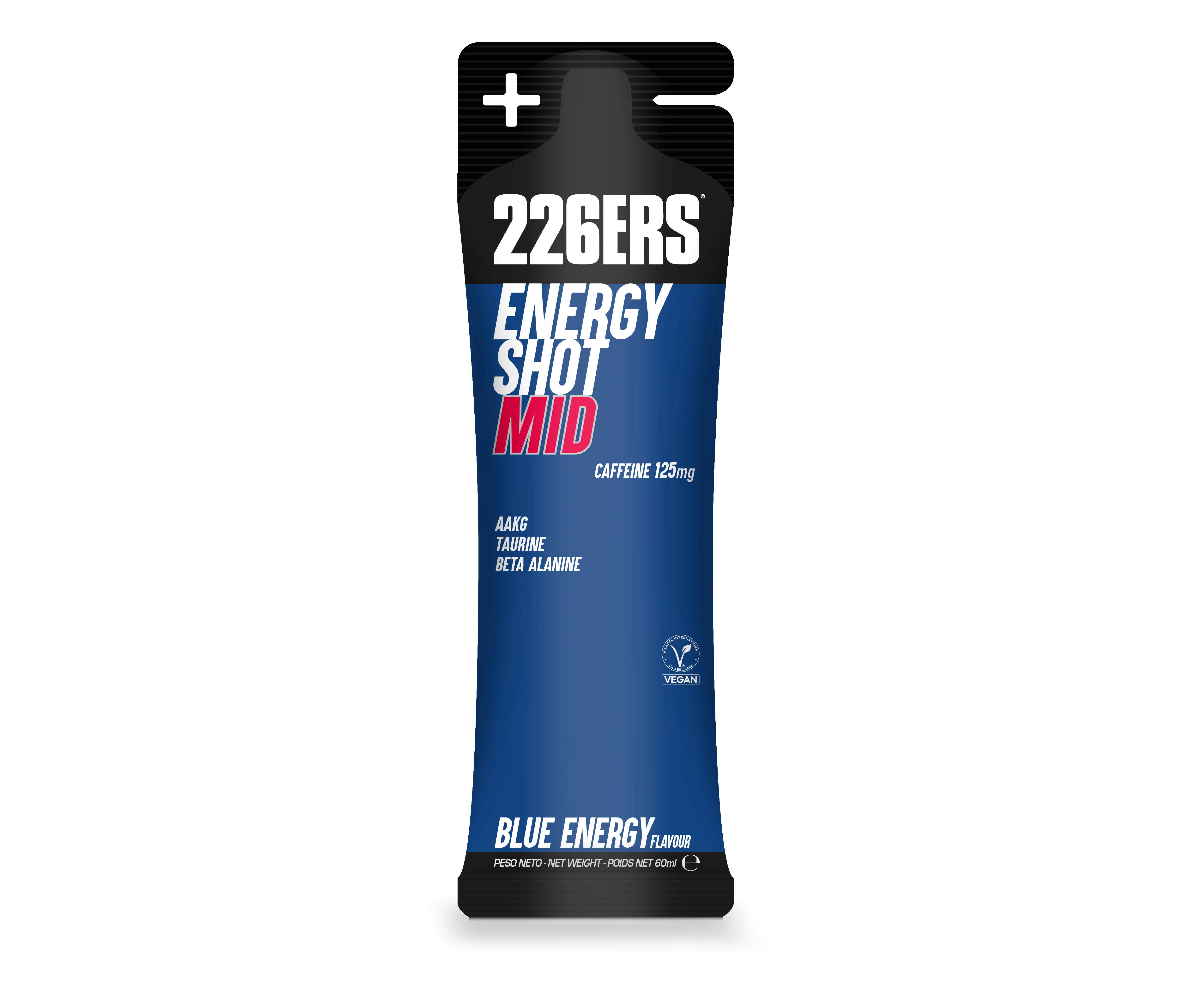 Shot energie - Energy Shot Stick - energy mid 125gr caf - 60ml