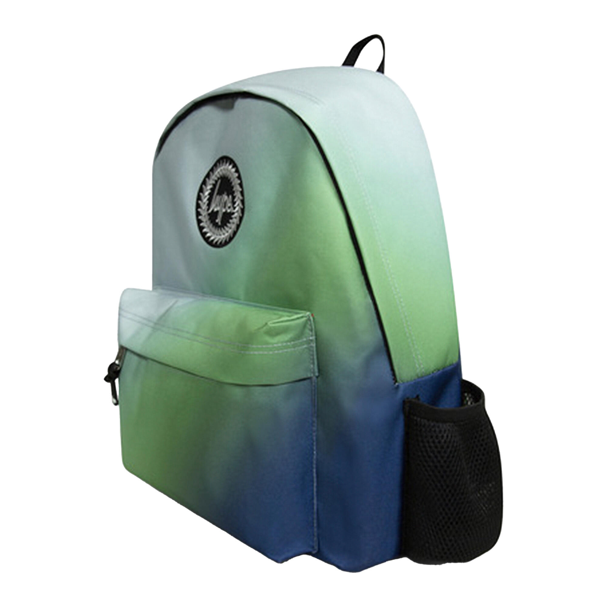 Hype - Sac à Dos Garçon Dégradé Bleu Vert, Bretelles Rembourrées 3/4