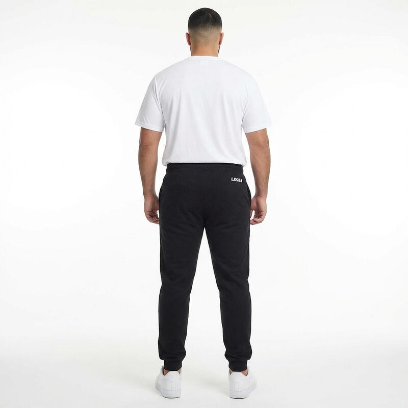 Bărbați Fitness Pantaloni 100% Bumbac Negru