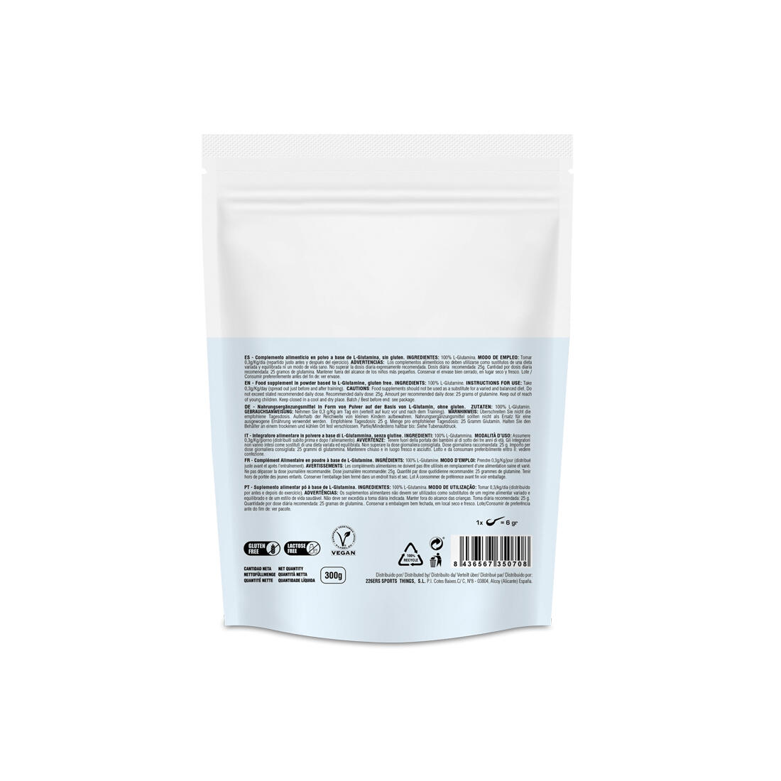 GLUTAMINE 300G 2/4