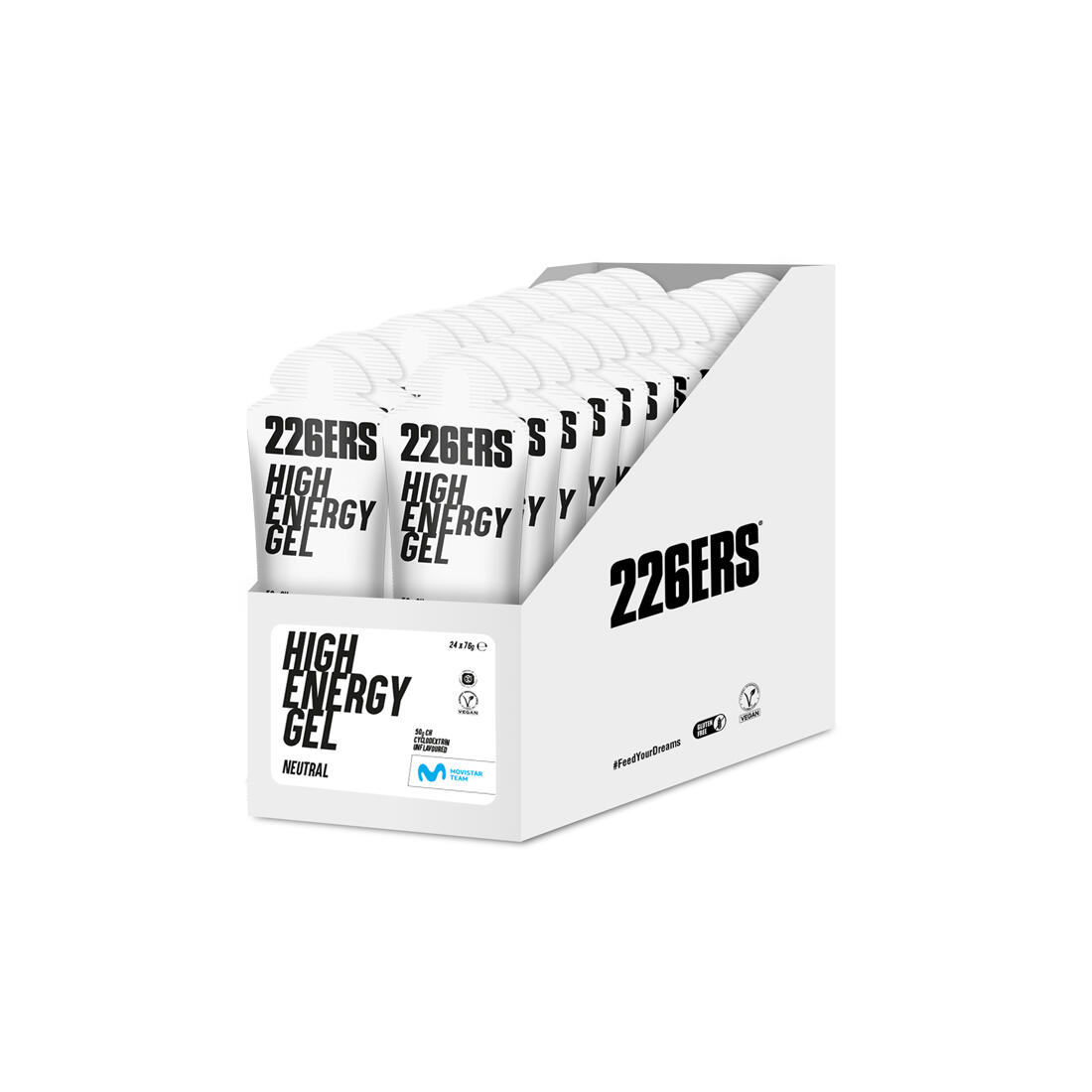 GEL HIGH ENERGY 76G (x24 GELS) 2/7