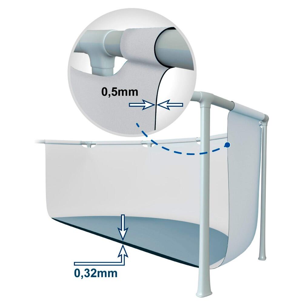 Piscina desmontable redonda INTEX Prism Frame con depuradora 5/6