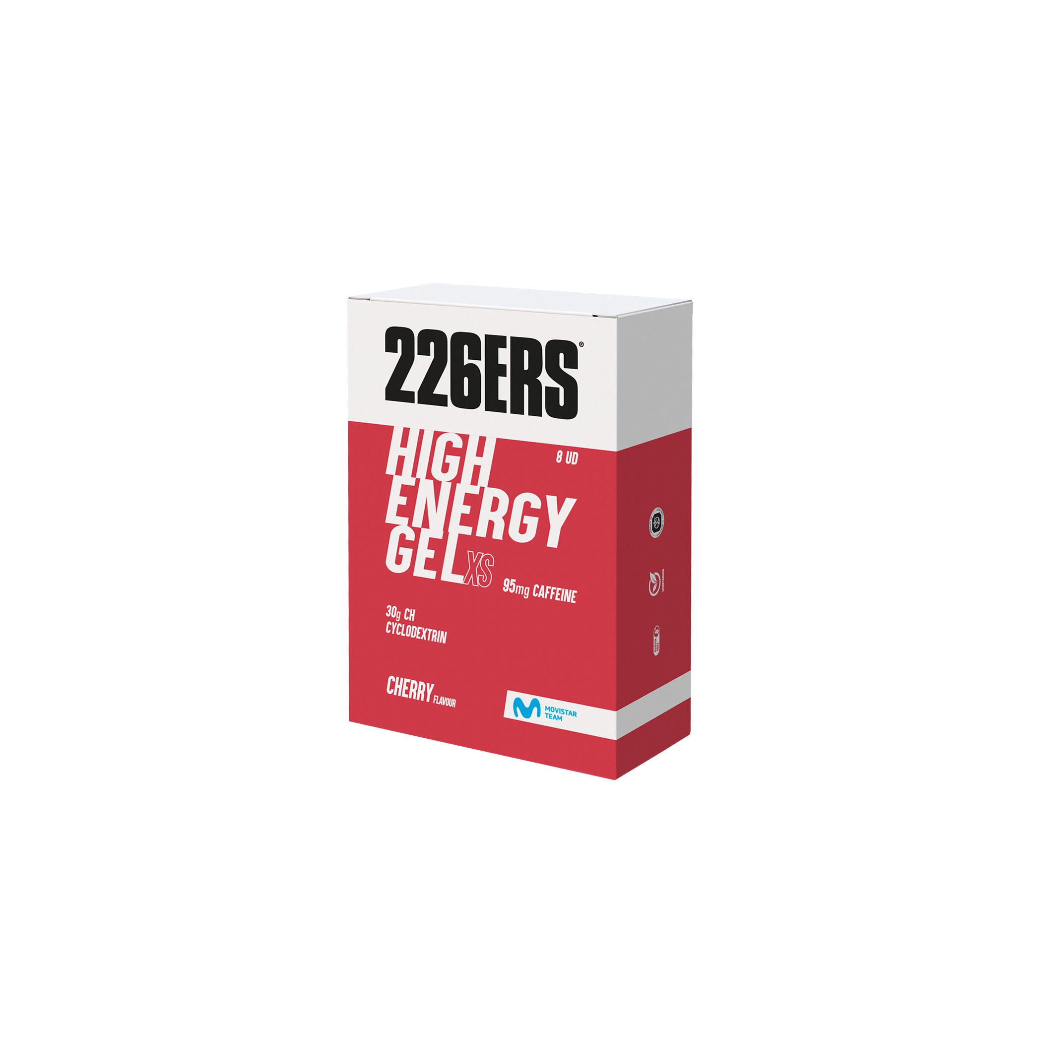 BOX - 8 HIGH ENERGY GEL XS 45g 3/4