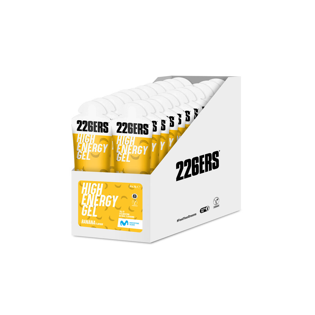 GEL HIGH ENERGY 76G (x24 GELS) 2/7