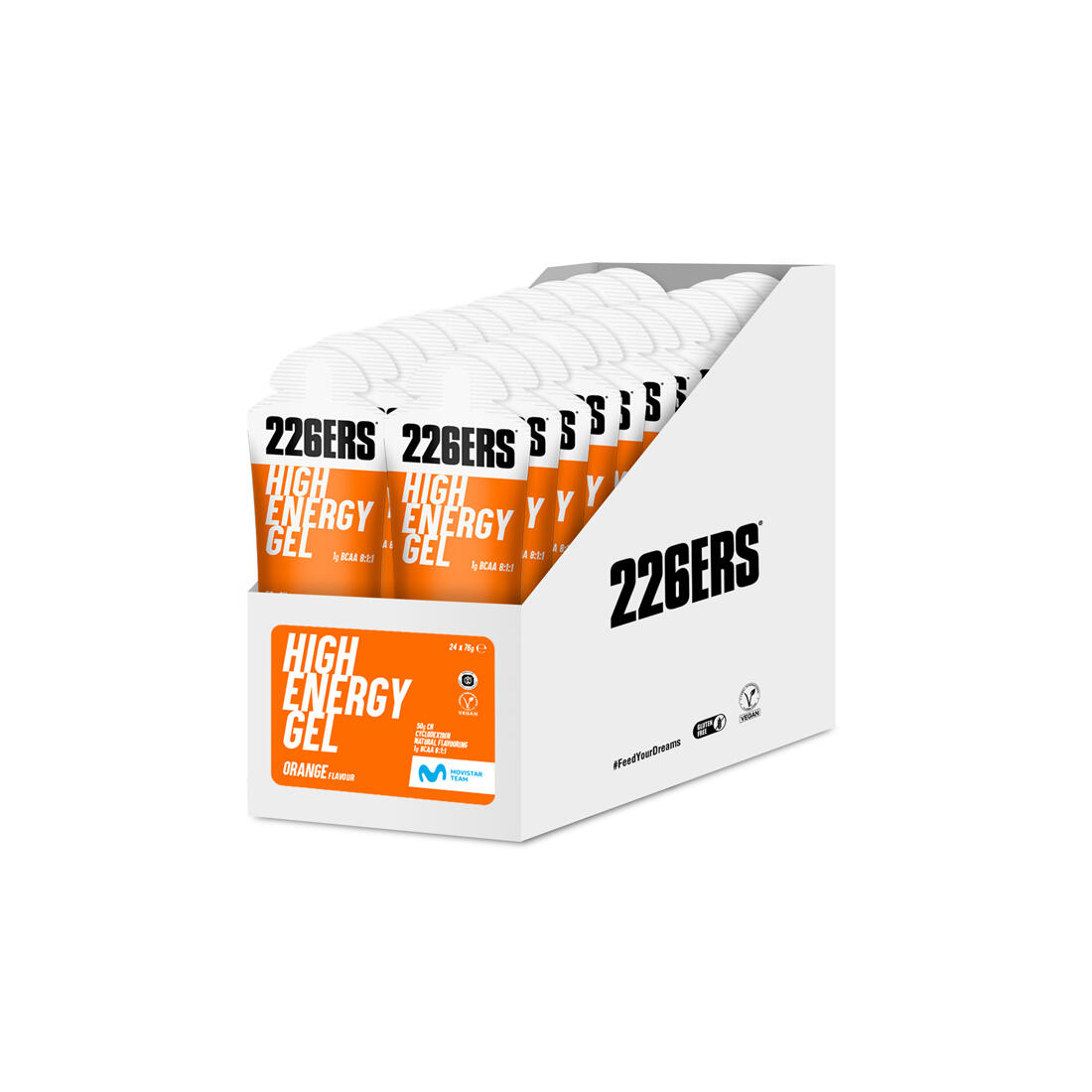 GEL HIGH ENERGY 76G - BCAA'S (x24 GELS) 2/7