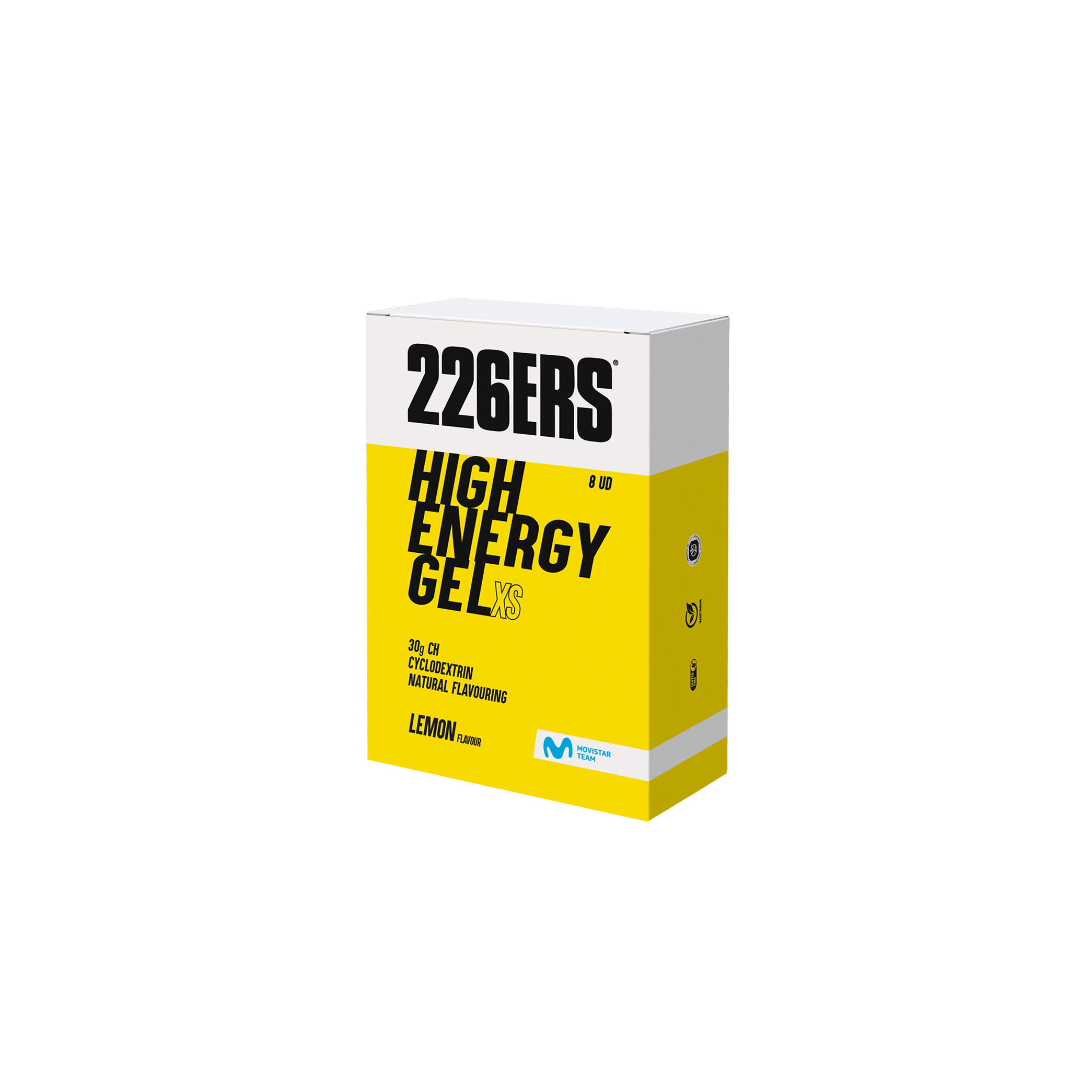 BOX - 8 HIGH ENERGY GEL XS 45g 3/4
