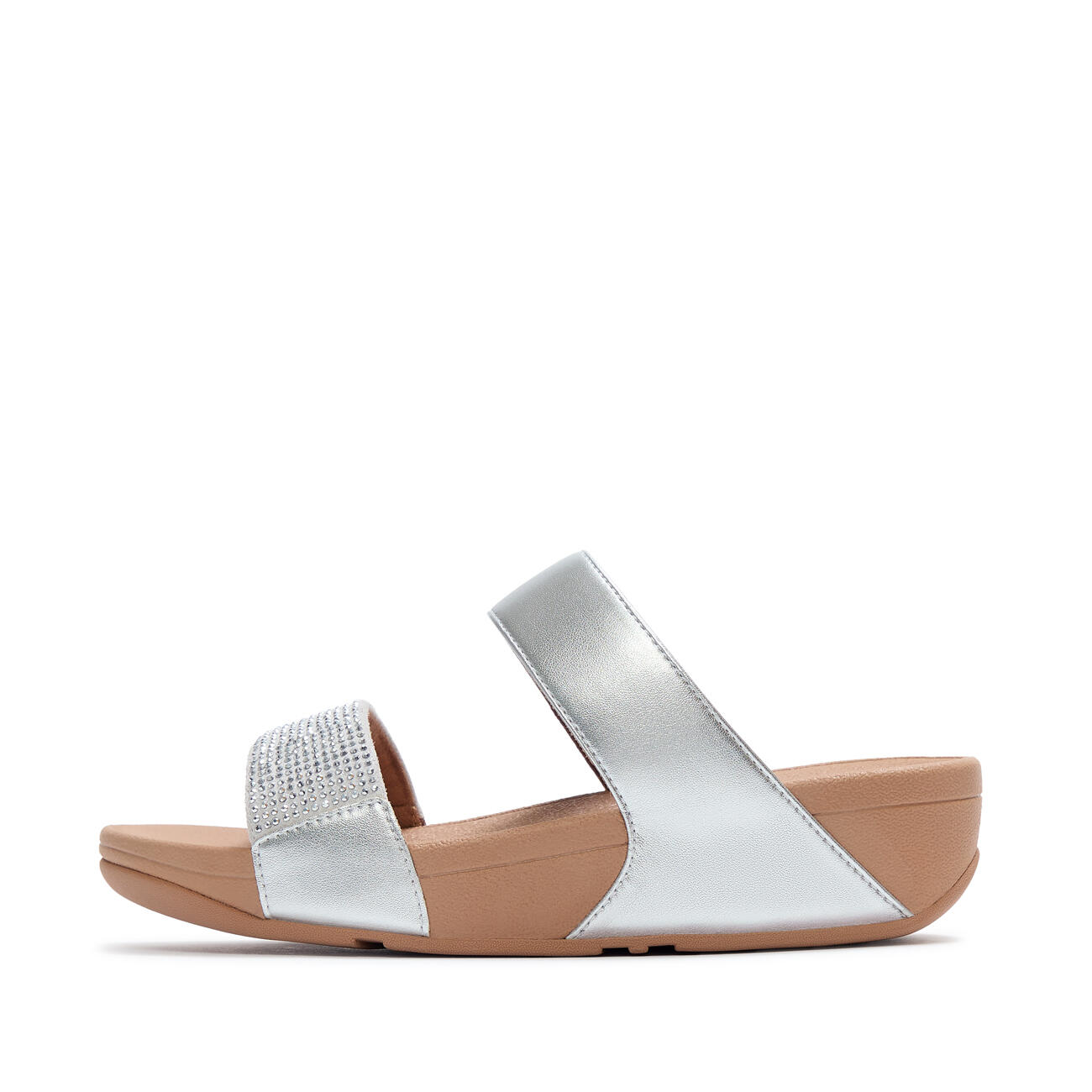 FITFLOP FitFlop Lulu Dames Slide - Zilver - Met Glitters en Sierstenen  ZILVER 3/7
