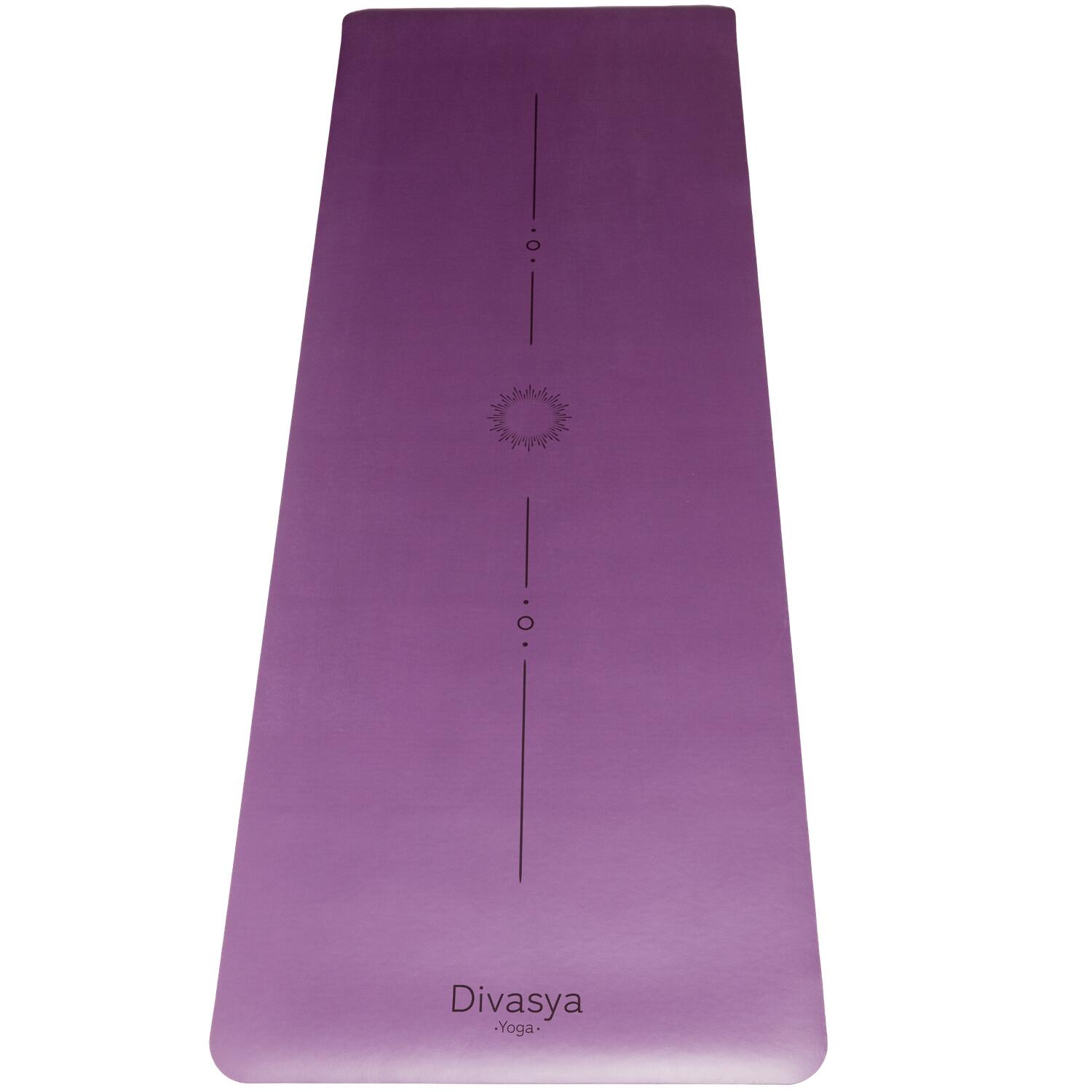 Esterilla de yoga antideslizante, caucho natural y EcoPU japonés, 8 yoga diseños 4/6