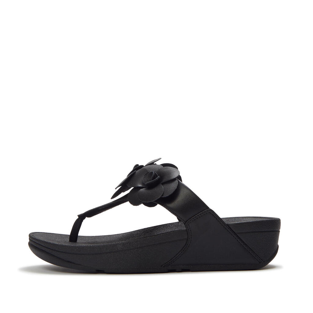 FitFlop Lulu Flower Toe-Post Sandals