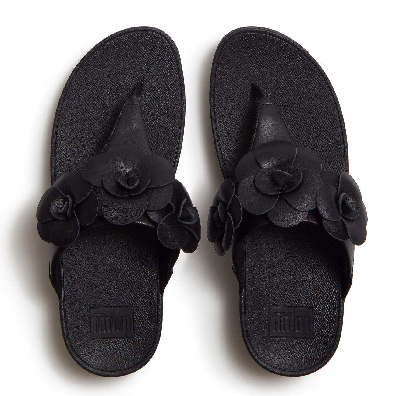 FITFLOP FitFlop Lulu Flower teenslipper  ZWART 40 5/7