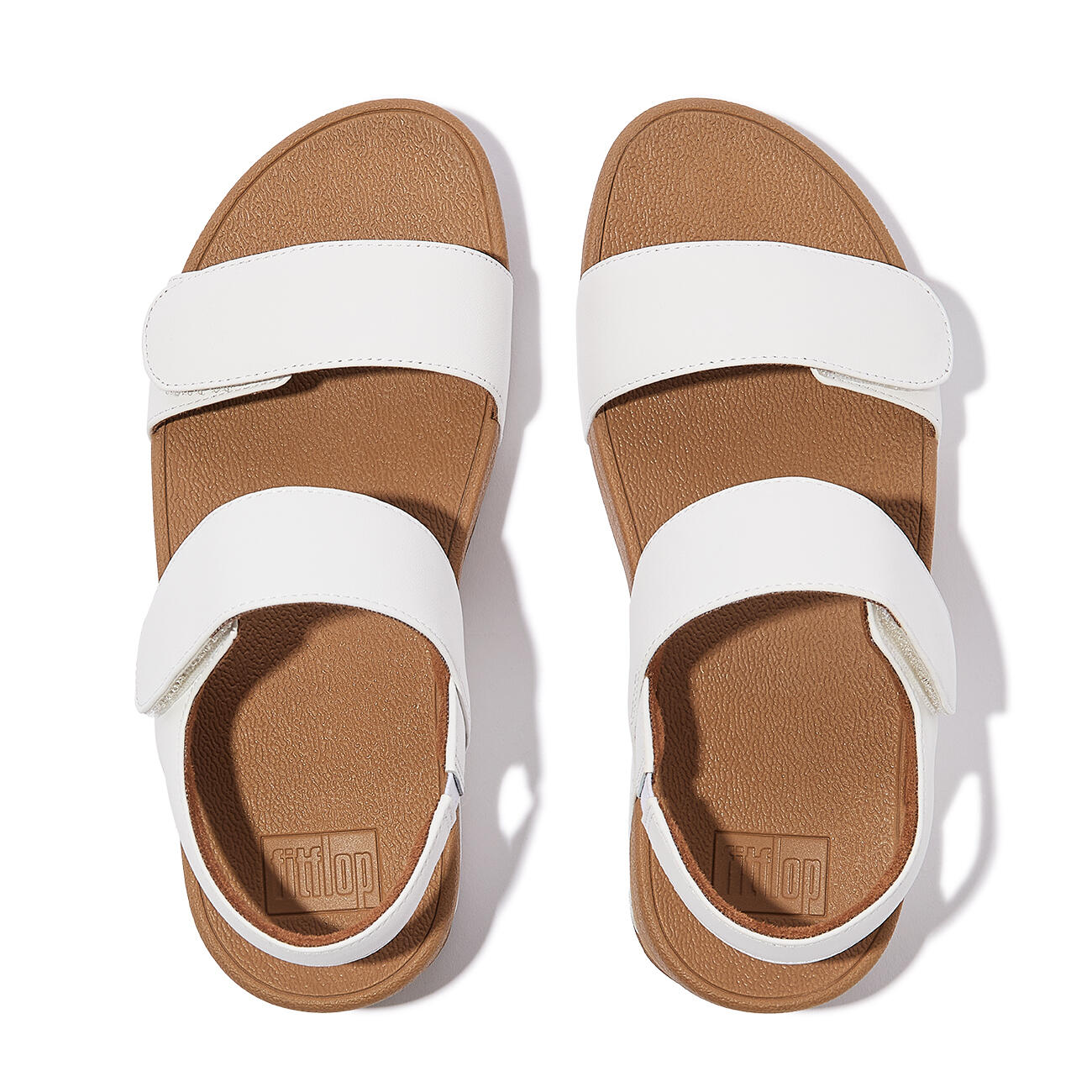 Sandales FitFlop LULU en cuir, avec bride arrière ajustable 5/7