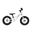 Bicicletă fără pedale pentru copii 12" MINI LIGHT din aluminiu.  White