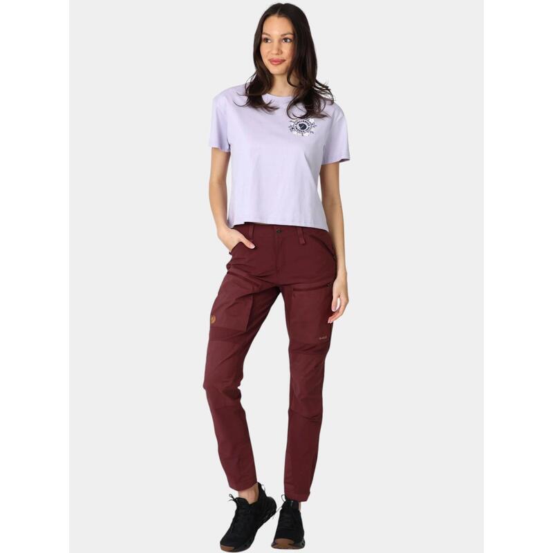 Tricou cu maneci scurte Fjällblomster Logo T-shirt W