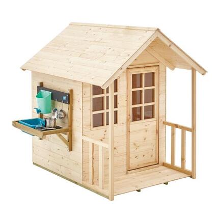 Maisonnette cabane enfant chalet + cuisine extérieure PRAIRIE bois FSC®