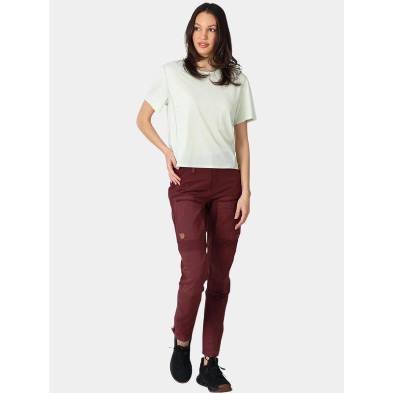 Tricou pentru sport, cu maneci scurte Abisko Lite SS W femei