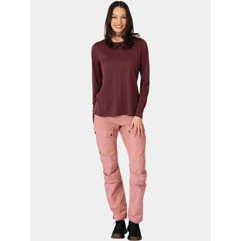 Tricou cu maneci lungi, pentru sport Abisko Day Hike LS W femei