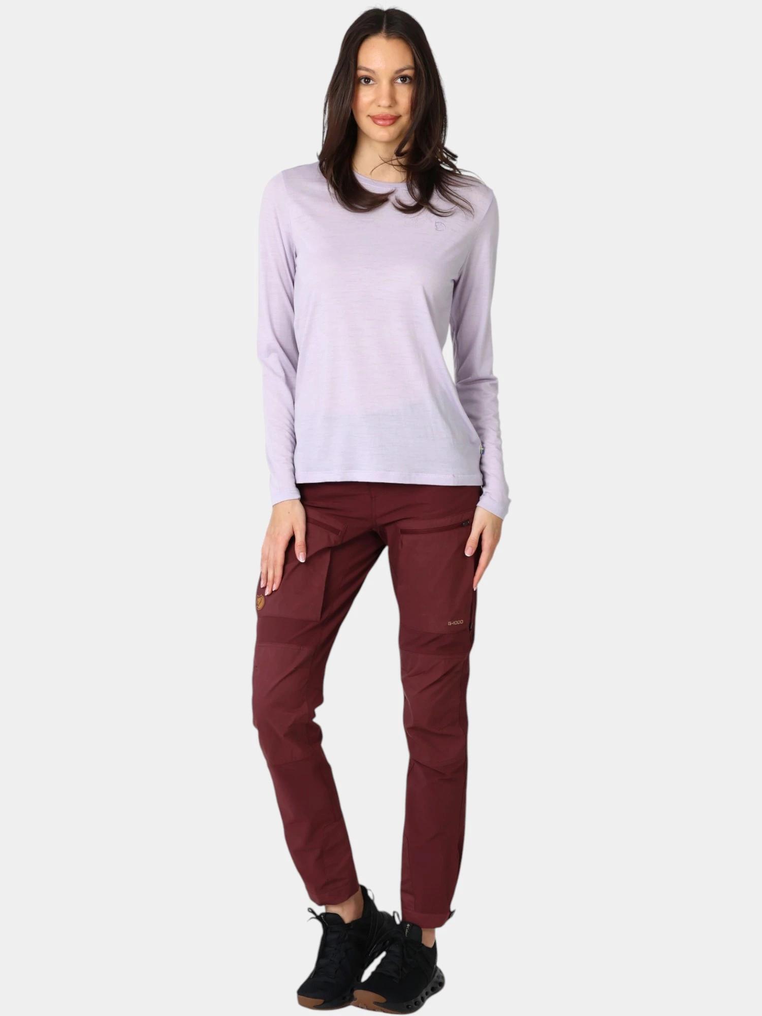 Sport T-Shirt Femme Abisko Wool LS W 4/5