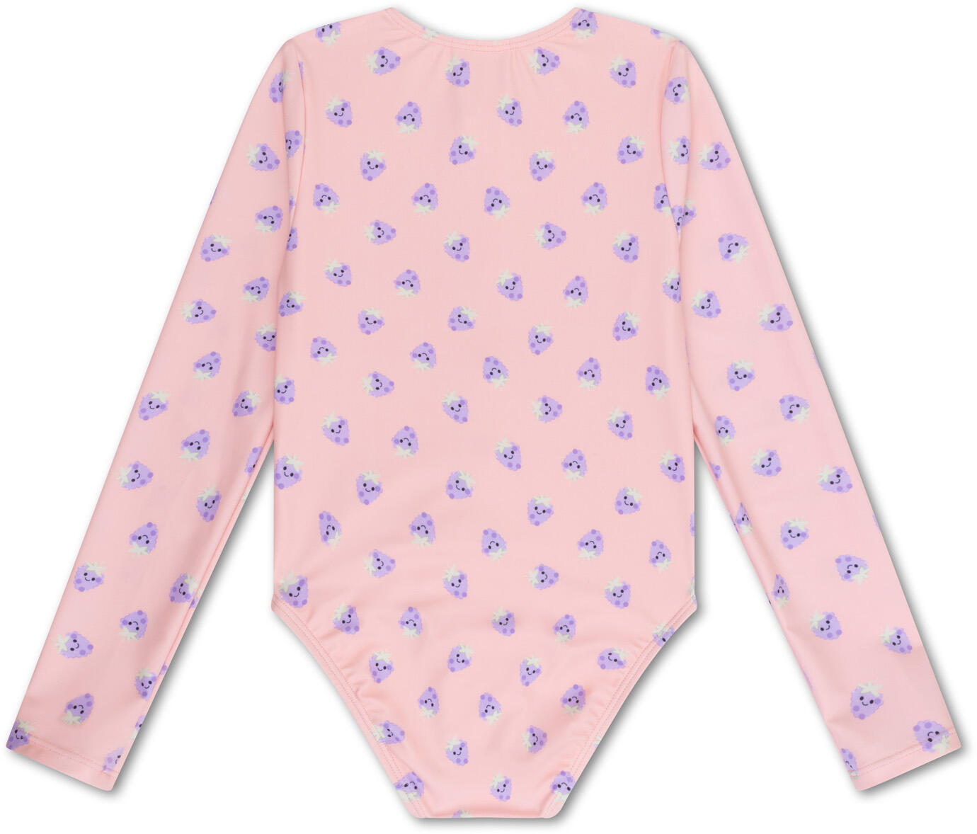 Maillot de bain UV Filles Avec Manches - Rose/Violet - Blackberry - 98/104 4/7