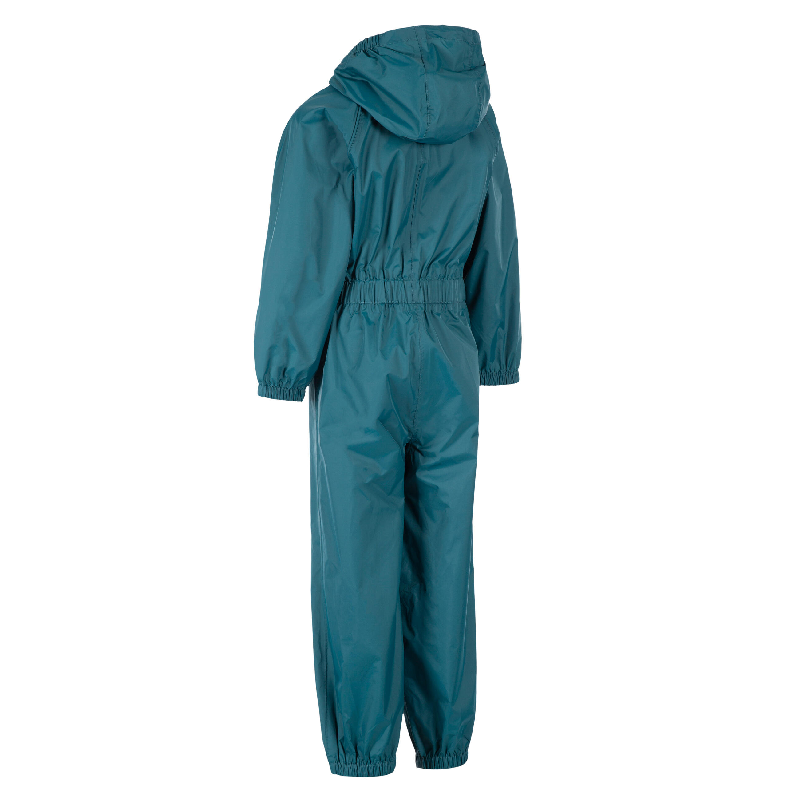 Mono impermeable infantil con capucha y cremallera integral 2/5